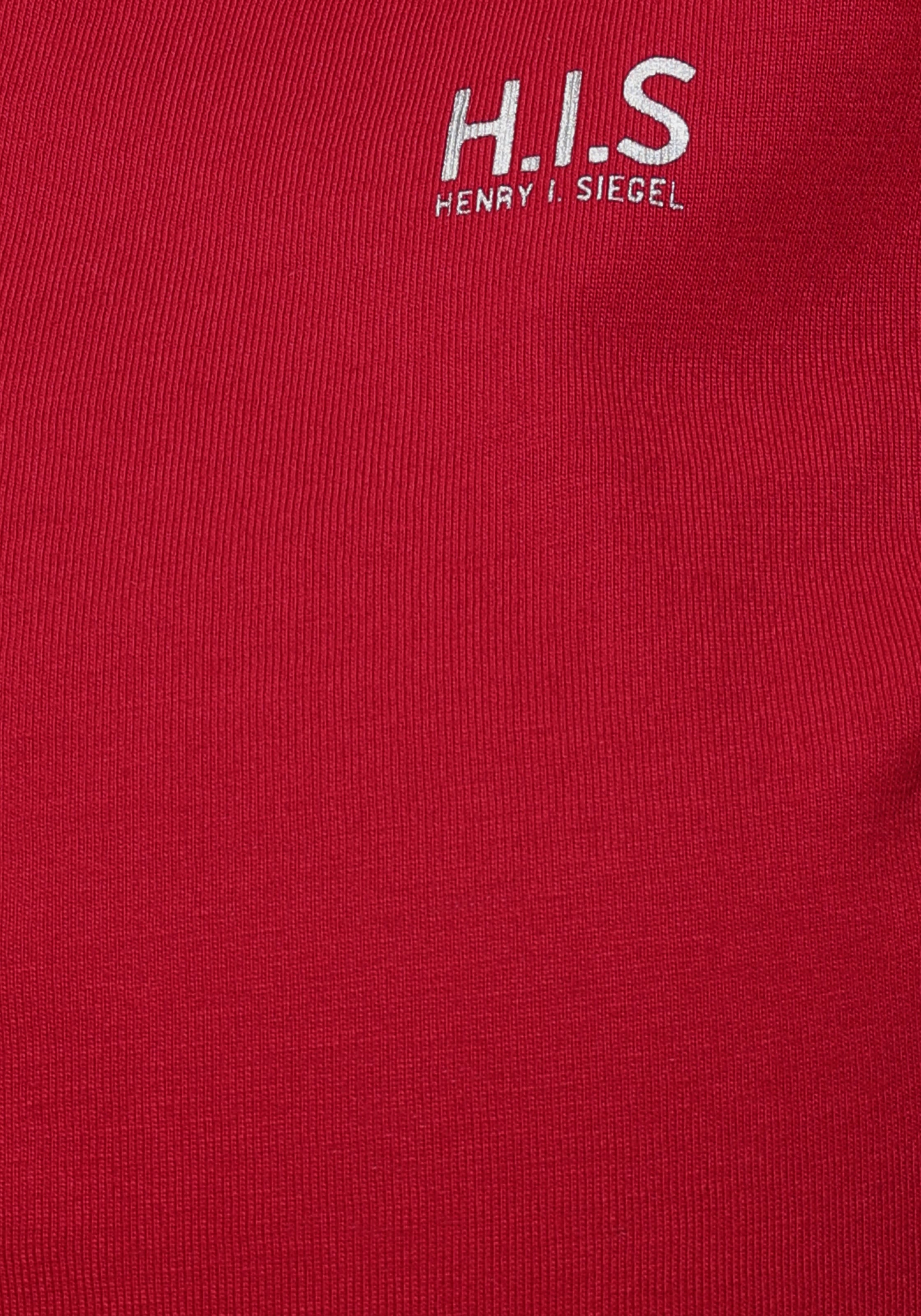 ♕ versandkostenfrei T-Shirt H.I.S »Essential-Basics«, kaufen Grössen (Spar-Set, 3er-Pack), Grosse