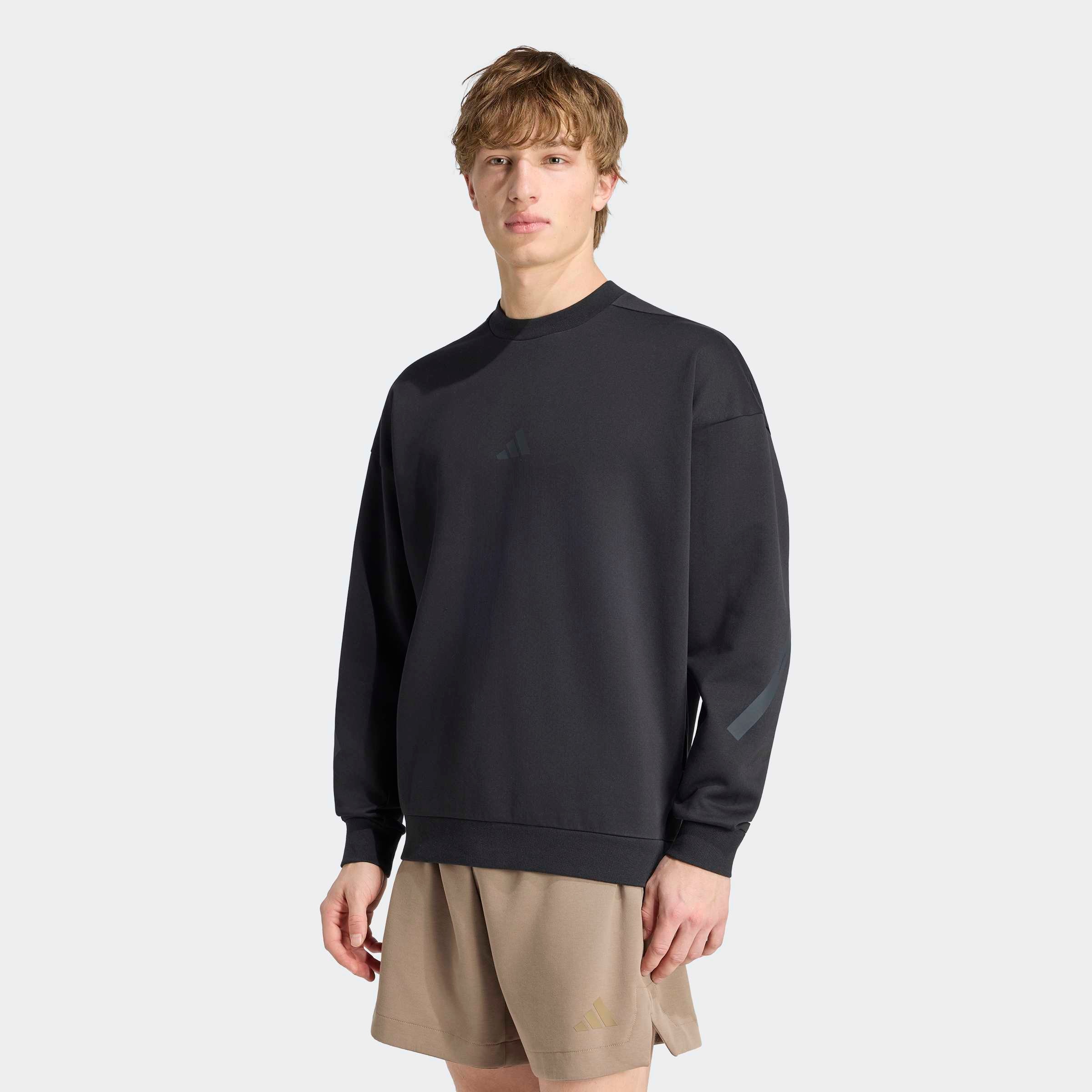 Image of adidas Sportswear Sweatshirt "M Z.N.E. CRW", sportlicher Stil, lockere Passform, mit normaler Länge