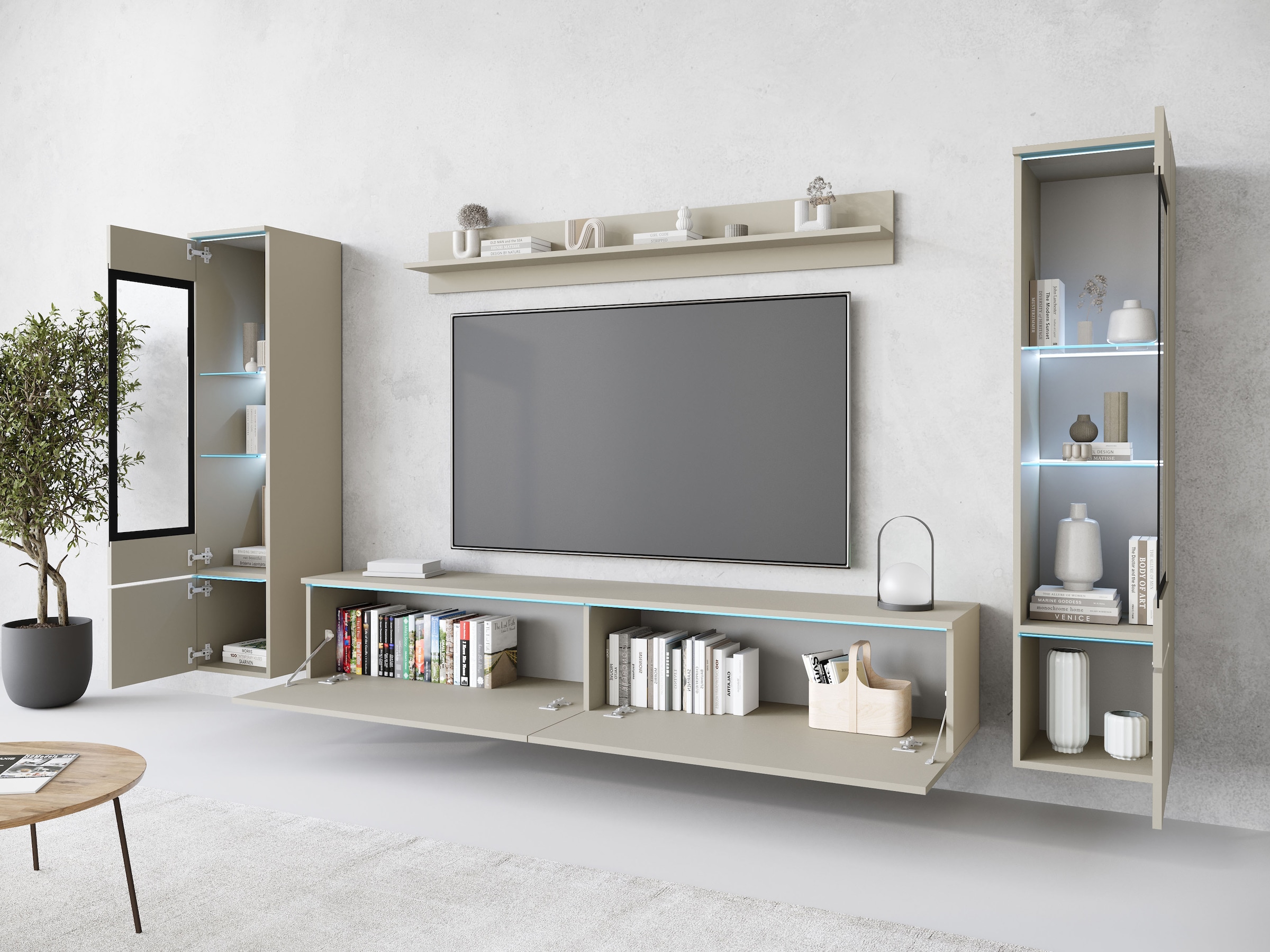 Home affaire Meuble mural »VERA II« Ensemble complet, 4 cuis tlg.