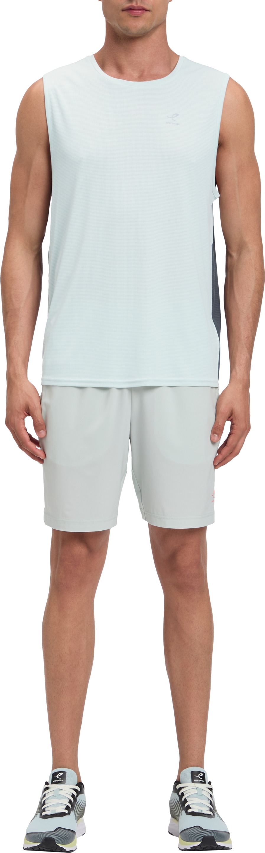 Energetics T-shirt de course »HE.-TANK-SHIRT STEFAN SL M« avec col rond à bord-côte, en polyester, coupe régulière