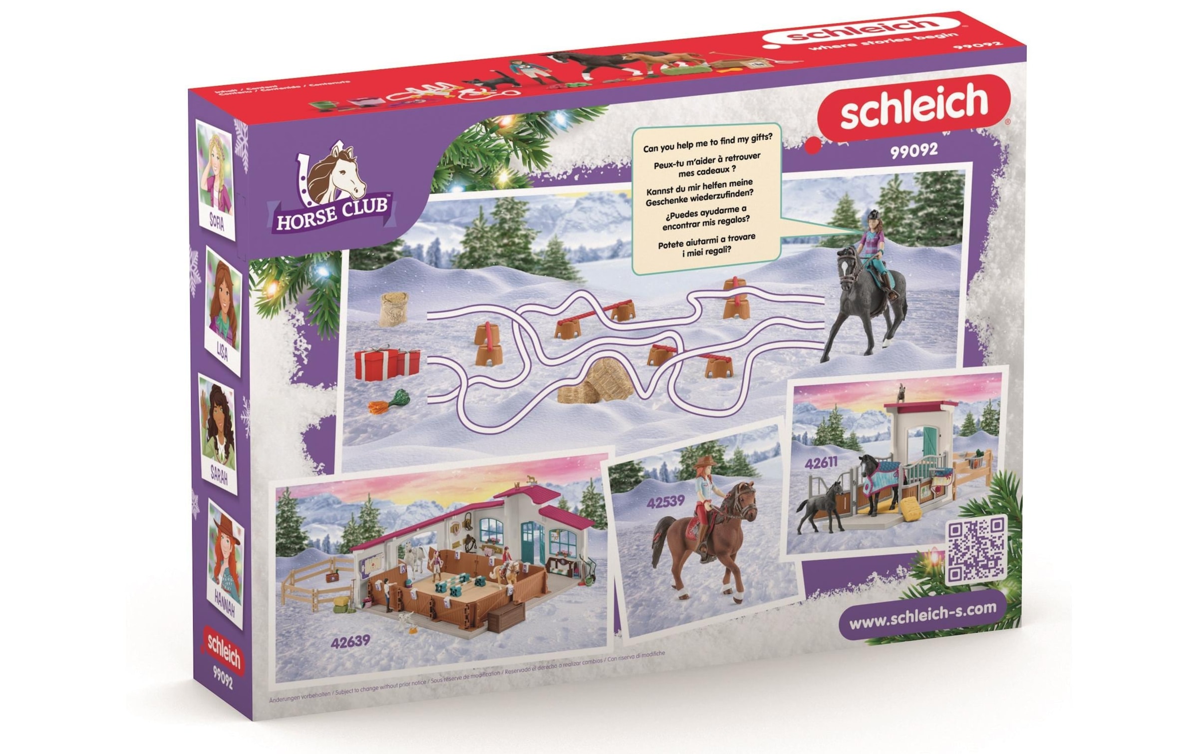 Schleich® Adventskalender »Horse Club 2024«, ab 4 Jahren