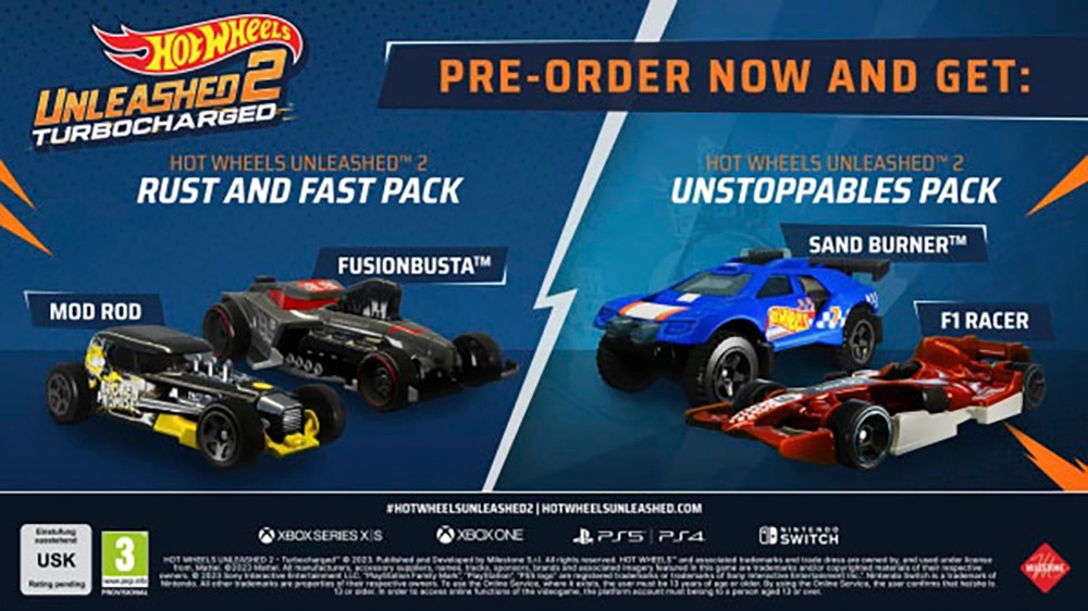 Milestone Spielesoftware »Hot Wheels Unleashed 2 Turbocharged Day One Edition«, Xbox Series X