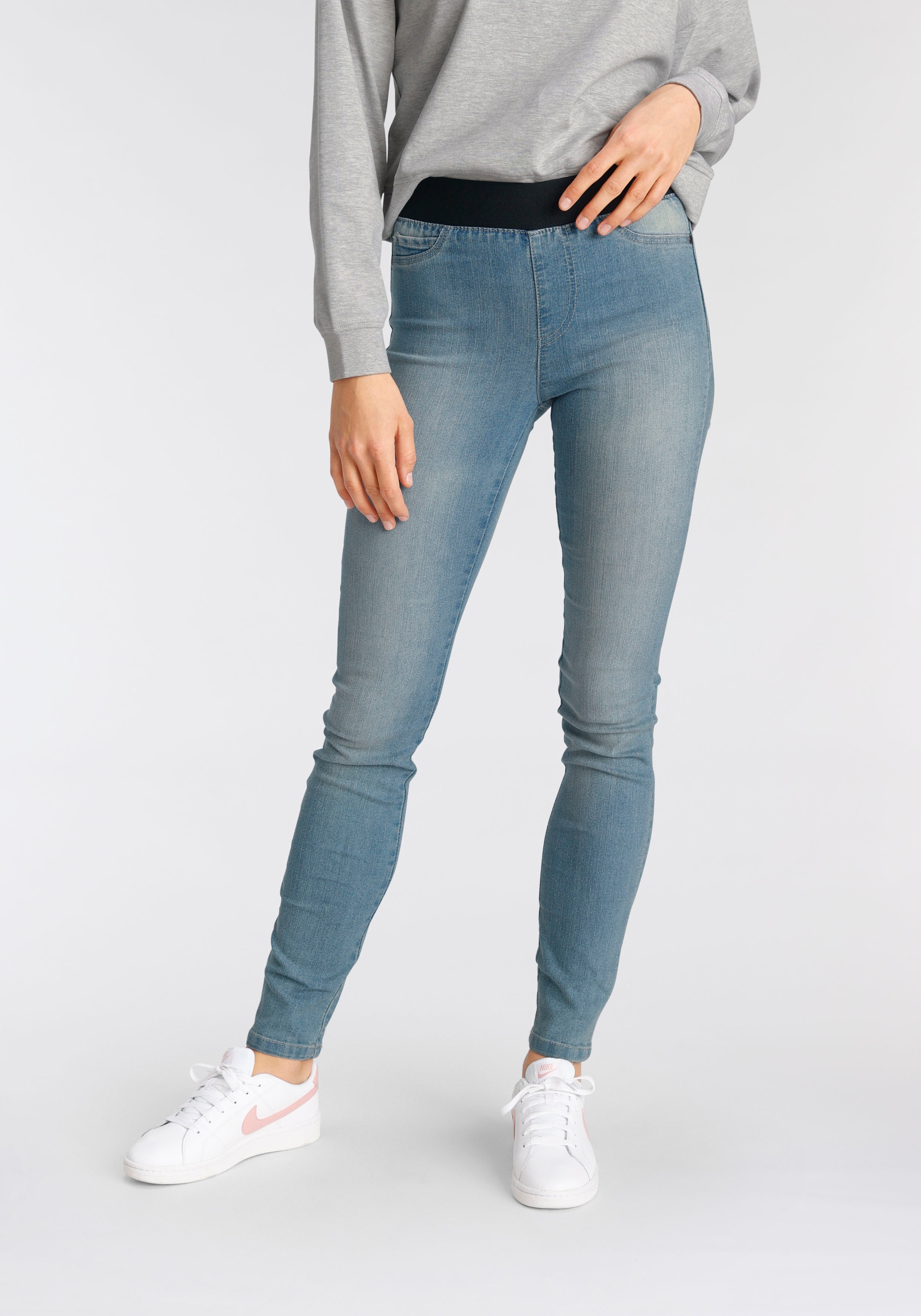 Image of Arizona Skinny-fit-Jeans, Mid Waist Comfort-Stretch bei Ackermann Versand Schweiz