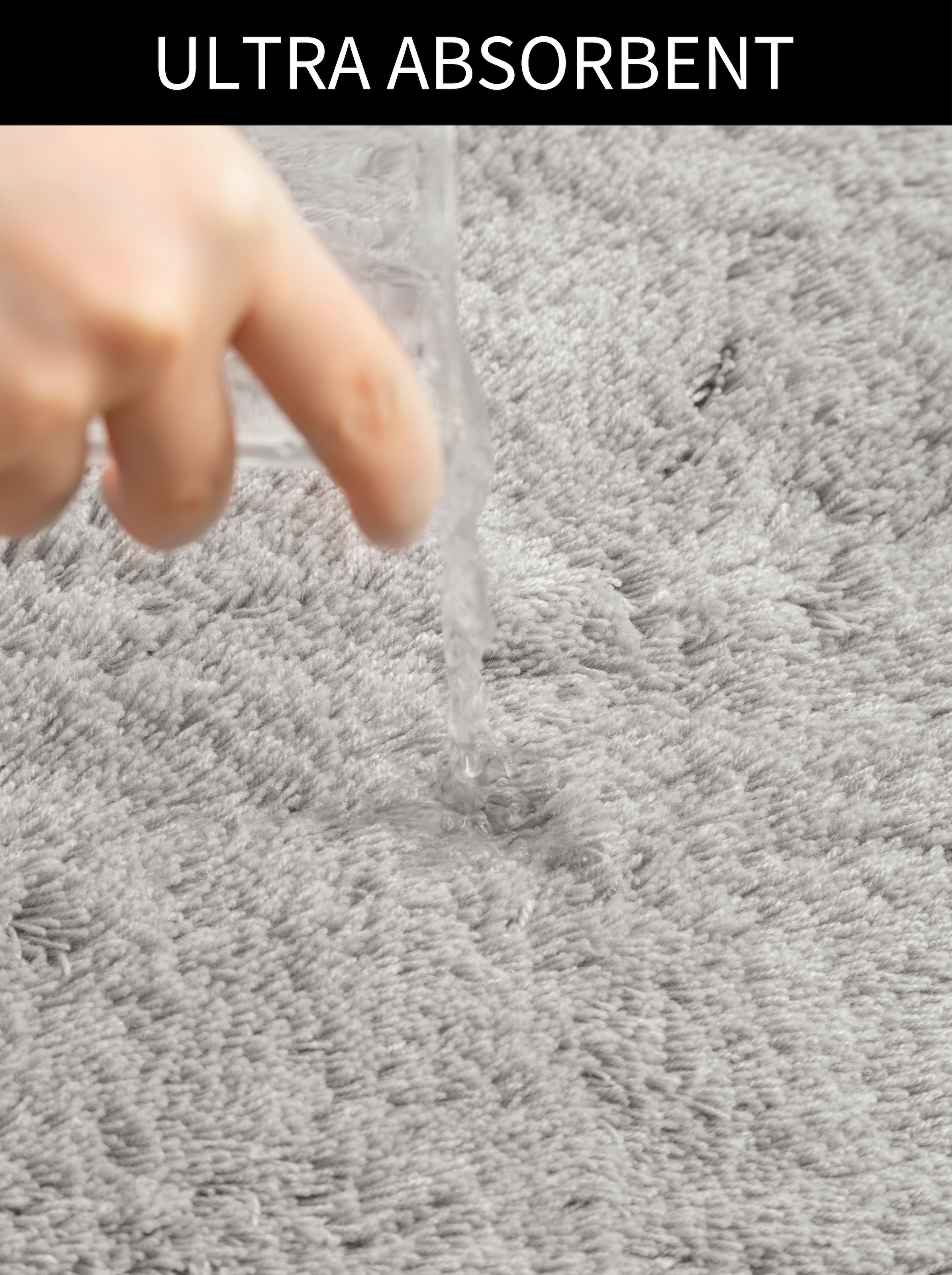 my home Badematte »Merida, Badvorleger, Badezimmer Teppich«, rutschhemmend beschichtet, fussbodenheizungsgeeignet-schnell trocknend-strapazierfähig, Badteppich, Uni Farben, rechteckig, rund & als 2-tlg. Set erhältlich