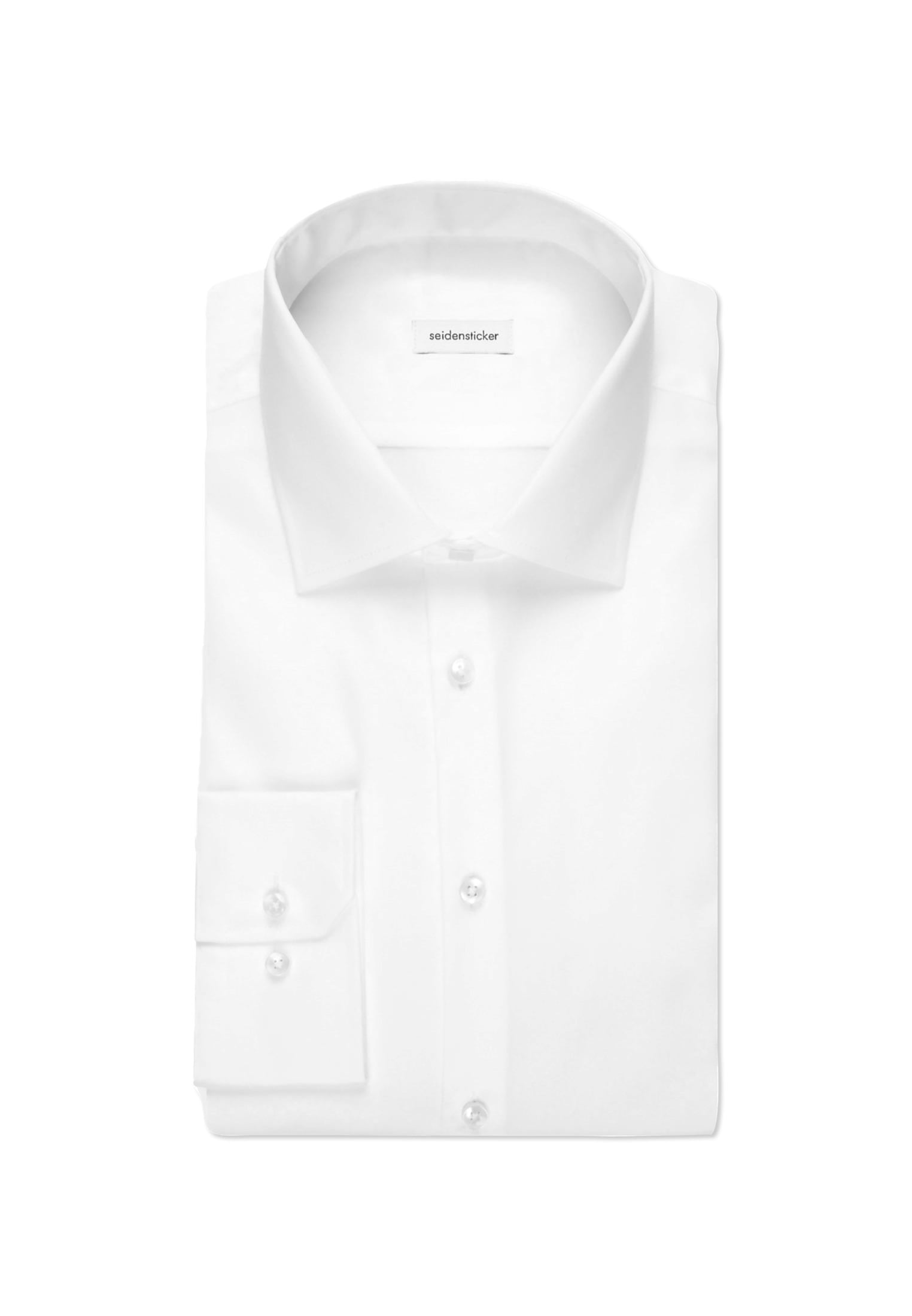 seidensticker Chemise d'affaires »Schwarze Rose« Slim 1/1 Kentkragen Uni