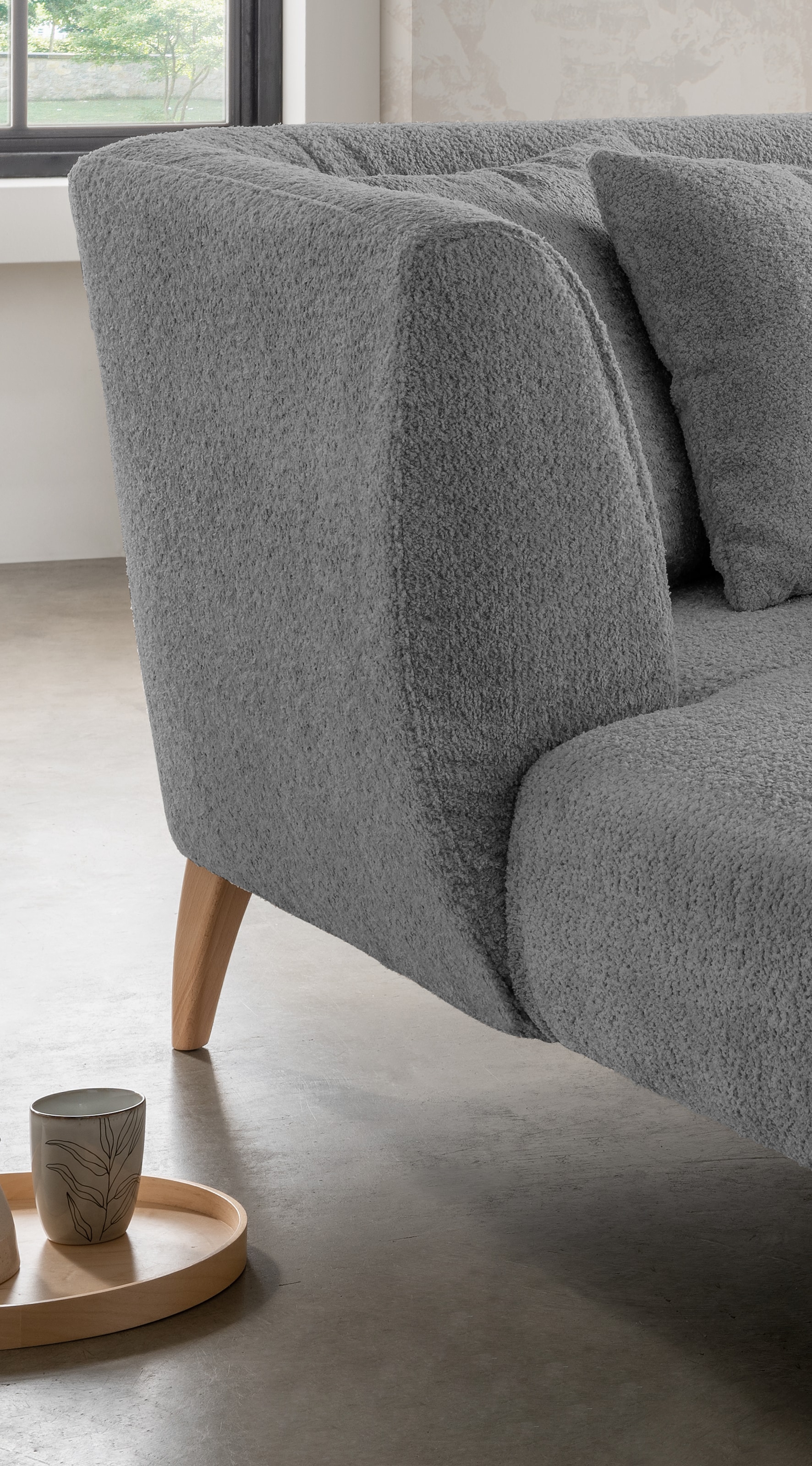 Home affaire Fauteuil de relaxation »Lazio modern und bequem, schmale Armlehnen, tolle Detailverarbeitung«