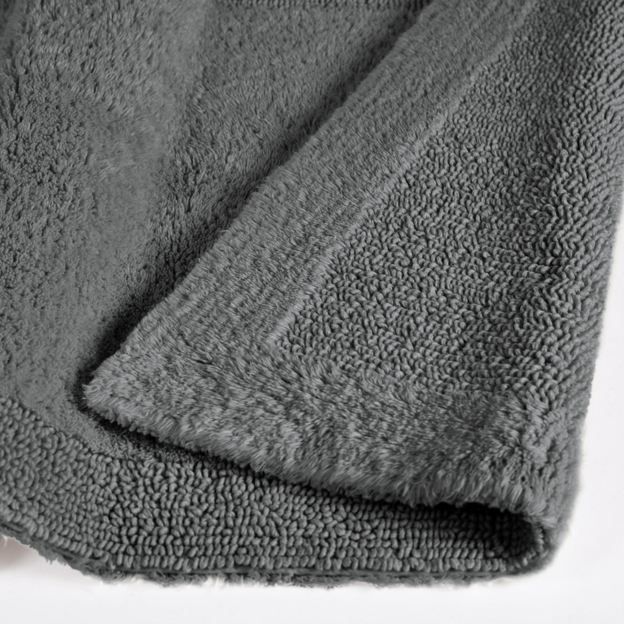 my home Badematte »Kapra, Badvorleger, Badezimmer Teppich«, beidseitig nutzbar-fussbodenheizungsgeeignet-strapazierfähig, mit Bordüre, Badteppich, Badematte, Baumwolle