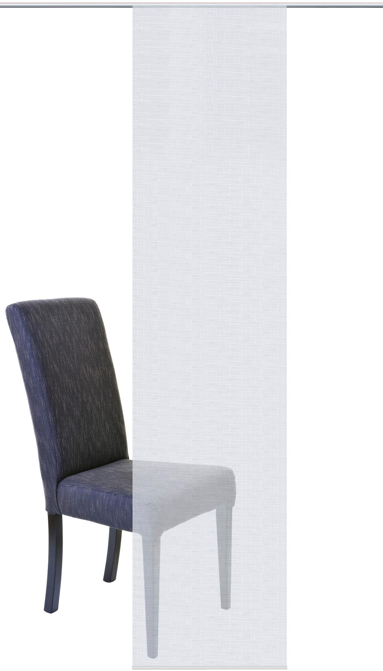 Image of HOME WOHNIDEEN Schiebegardine »MALOU Uni«, (1 St.), HxB: 245x60, SCHIEBEVORHANG LEINENSTRUKTUR bei Ackermann Versand Schweiz