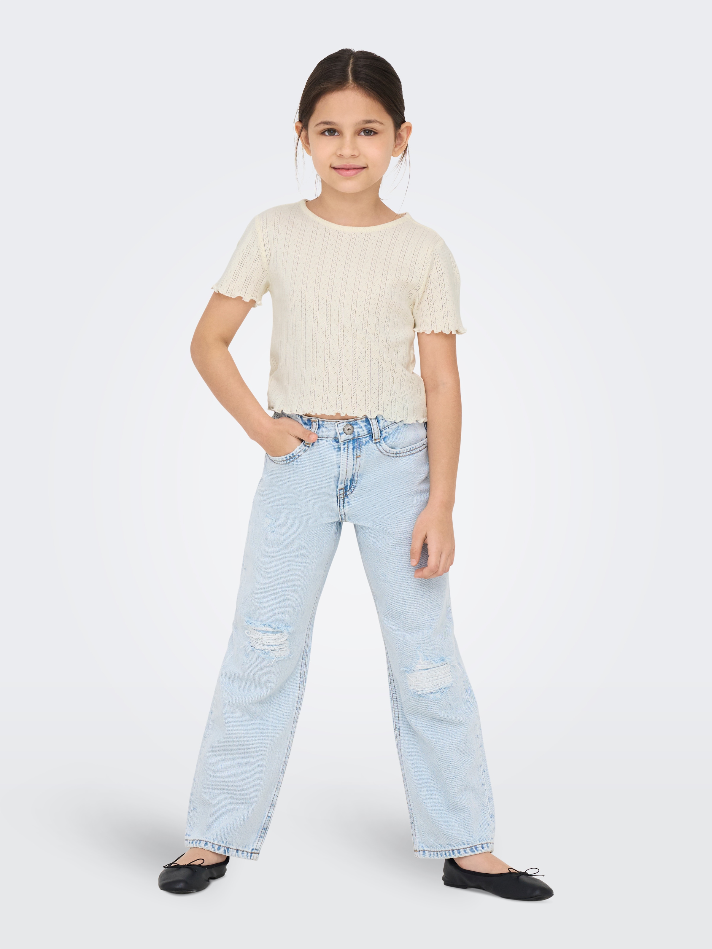 KIDS ONLY T-Shirt »KOGCARLOTTA LIFE S/S TOP JRS NOOS«