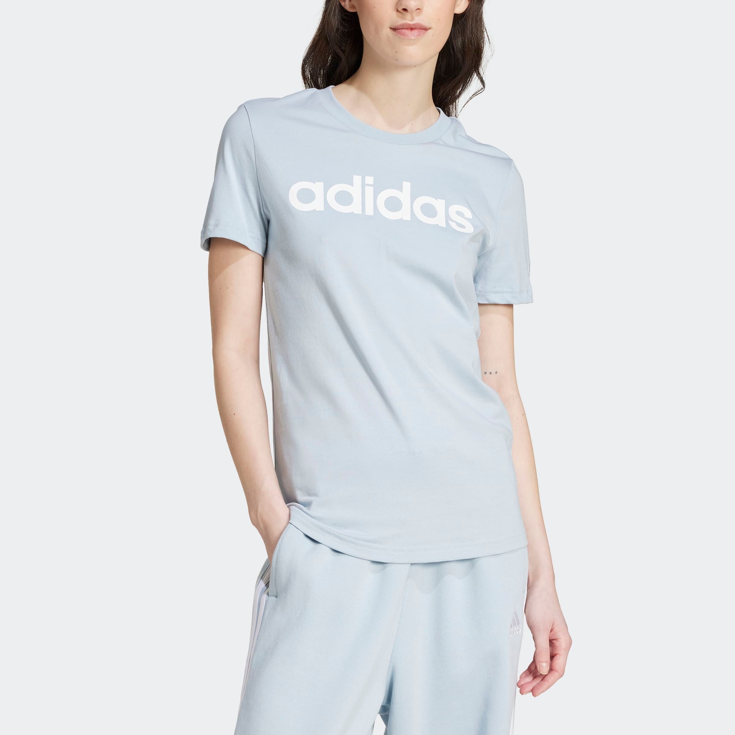 adidas Sportswear T-Shirt »LOUNGEWEAR ESSENTIALS SLIM LOGO«