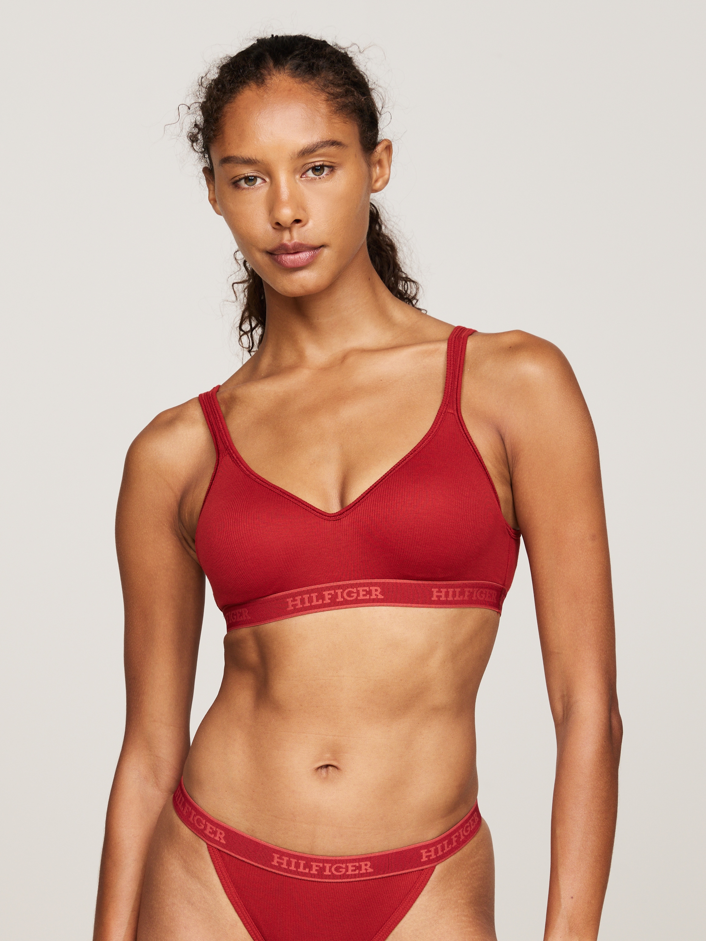 Tommy Hilfiger Underwear Bralette-BH »BRALETTE LIFT«, mit Rippenstruktur