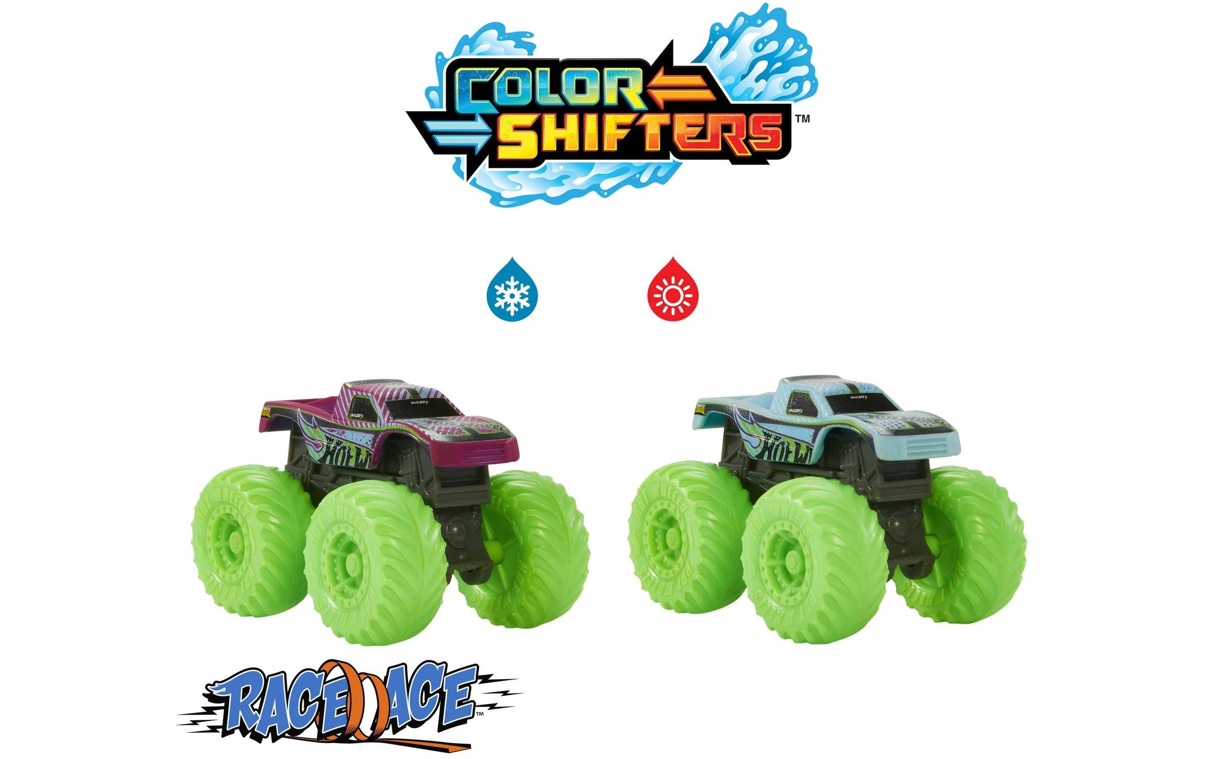 Hot Wheels Spielzeug-Monstertruck »Monster Trucks Color«