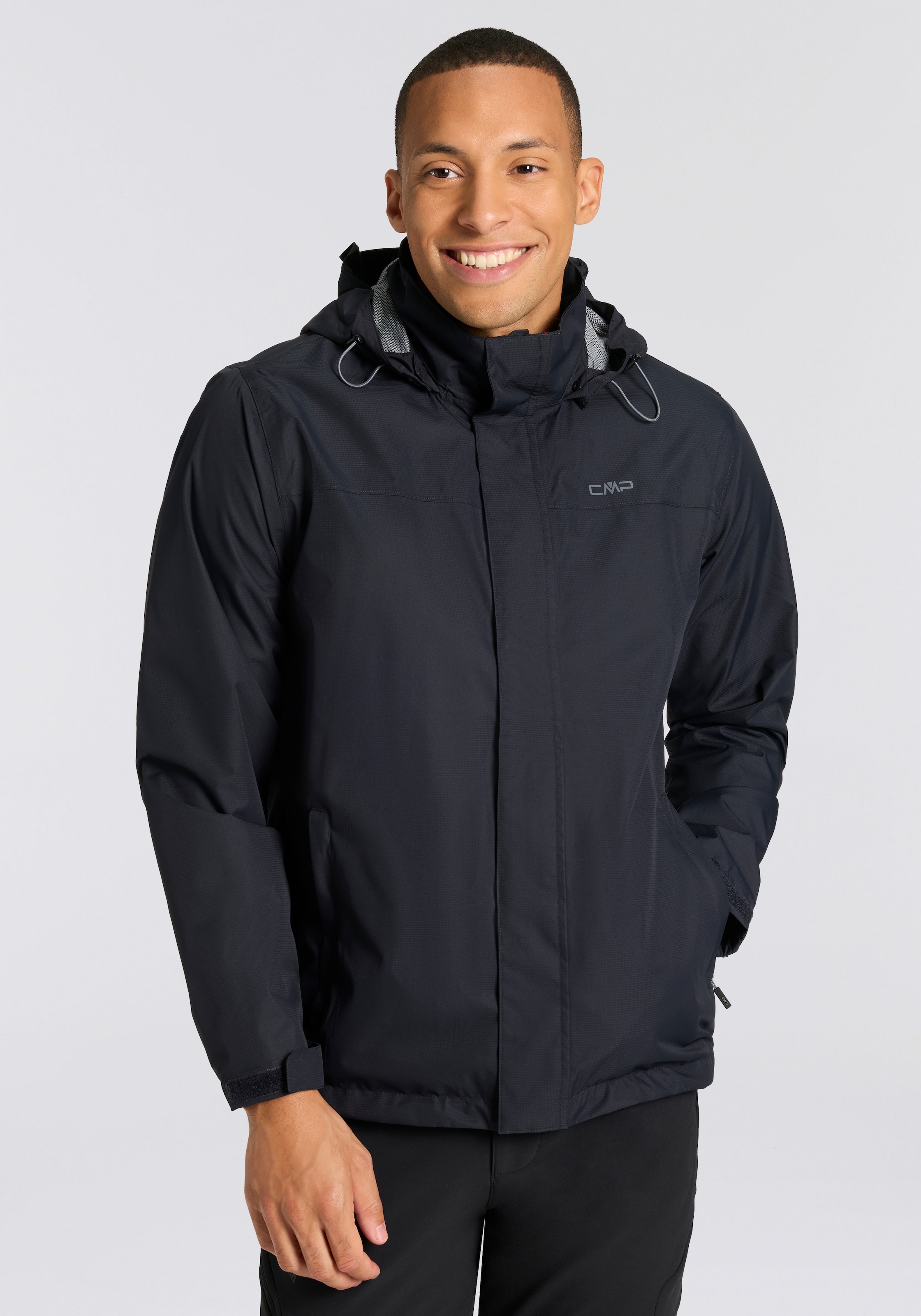 Image of CMP Regenjacke mit Kapuze Atmungsaktiv & Wasserdicht & Winddicht