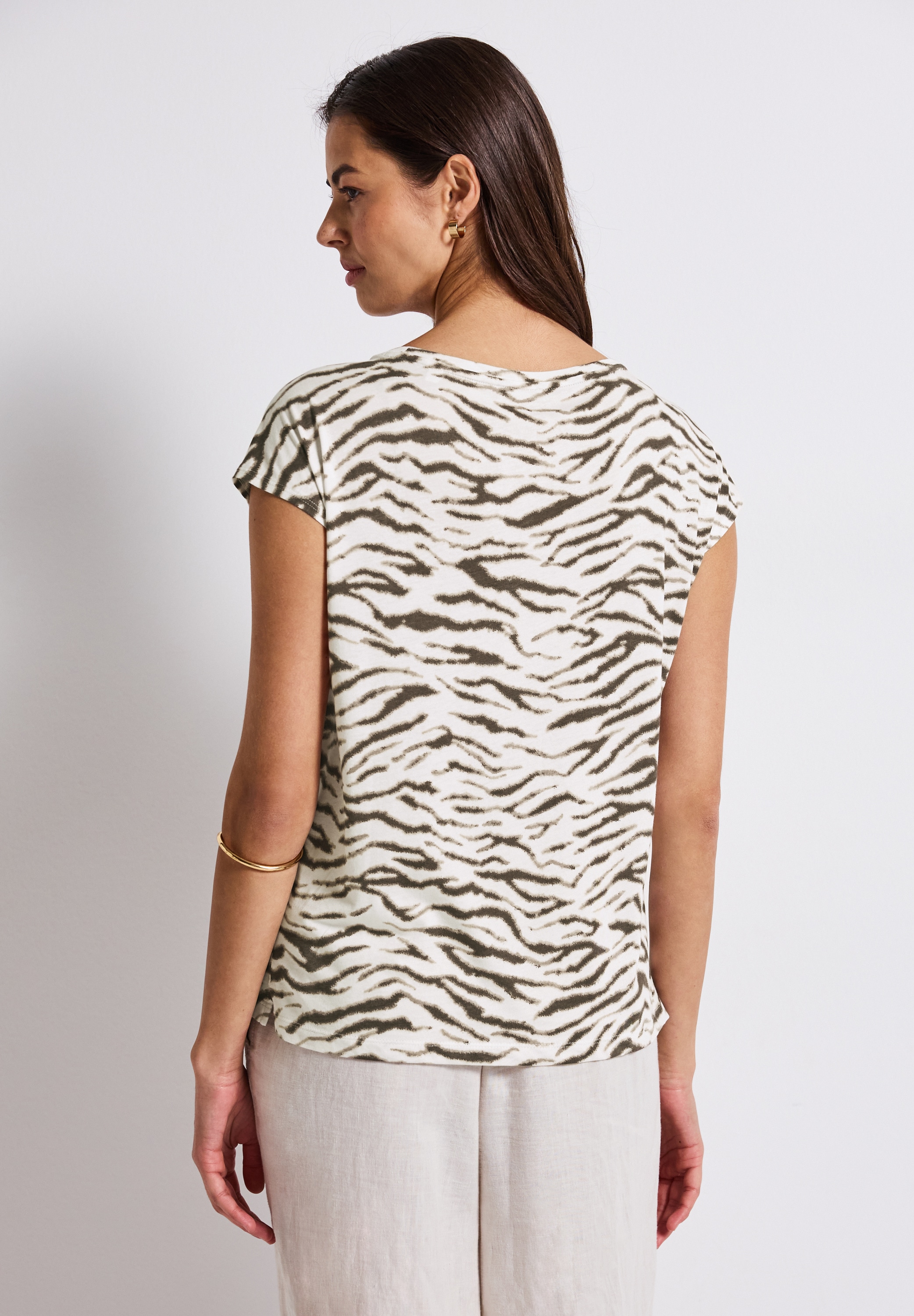 STREET ONE Shirttop, mit Deko-Tape