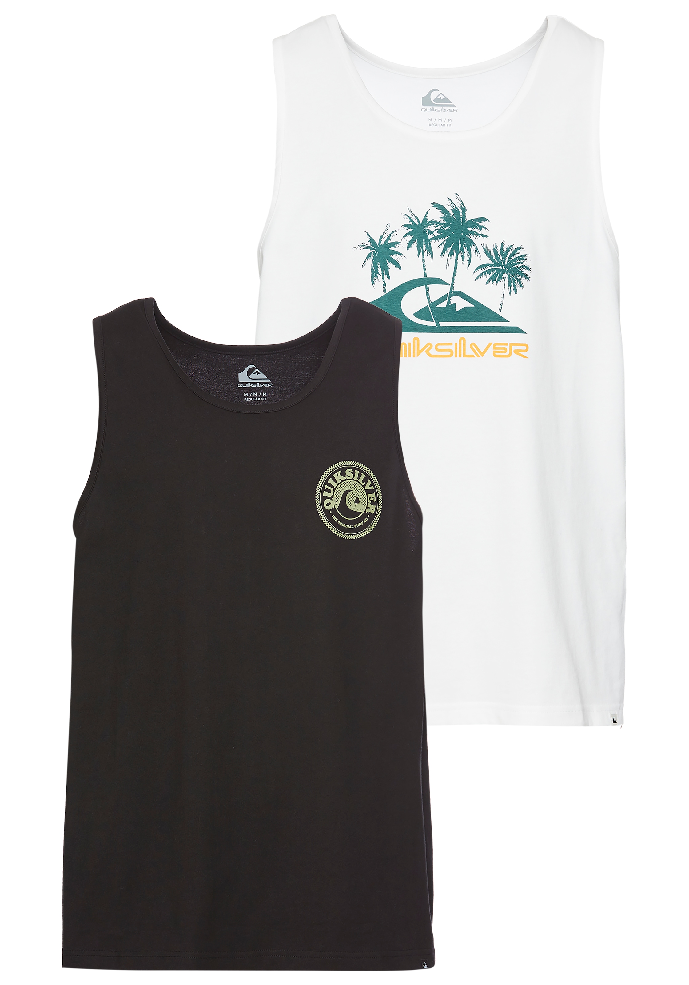 Image of Quiksilver Tanktop "BAIKADAM CORPO TANK PACK YM" Packung, 2er-Pack, 2 Stk.