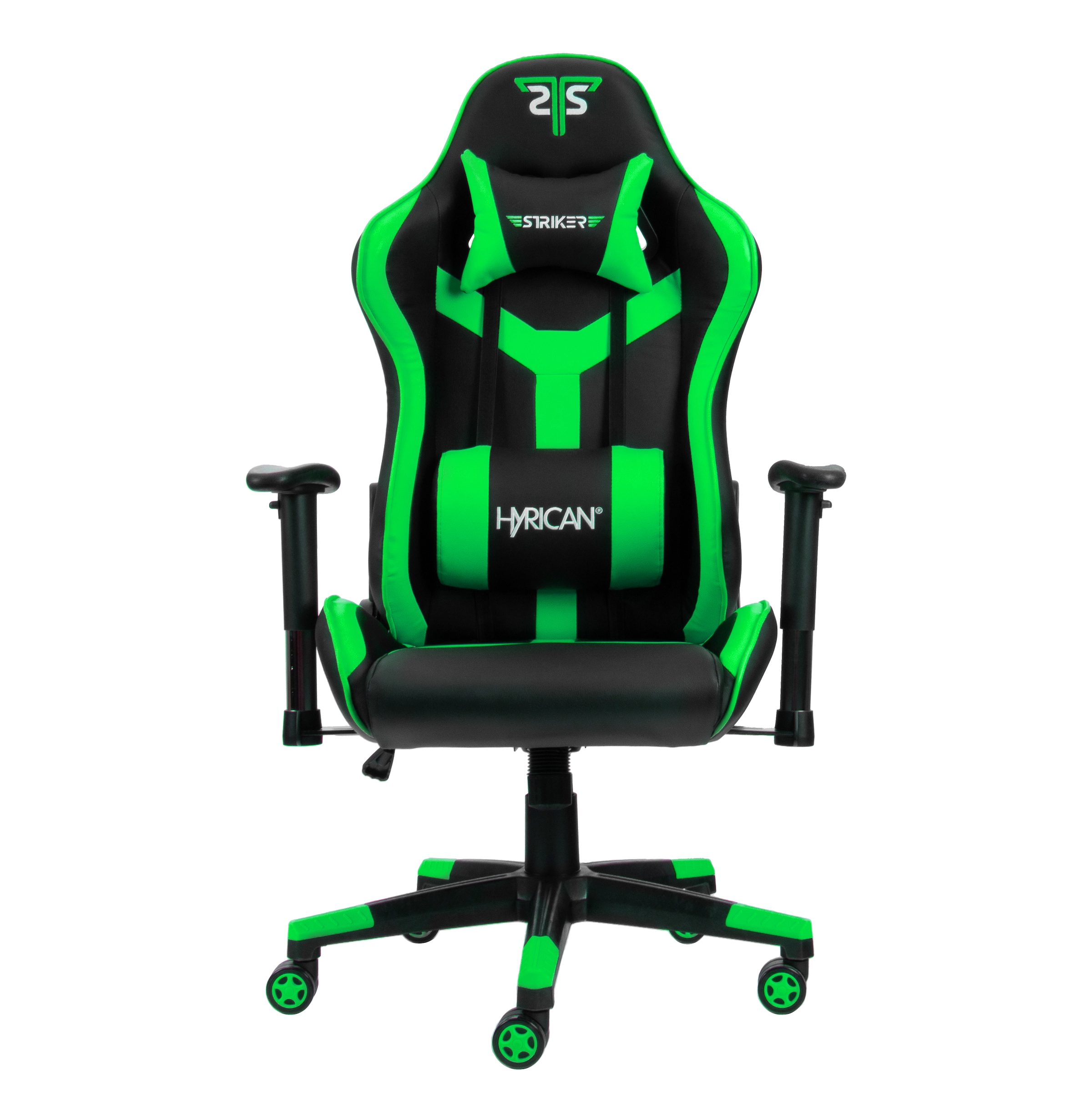 Hyrican Gaming-Stuhl »"Striker Copilot" schwarz/grün, Kunstleder, ergonomischer Gamingstuhl«, Bürostuhl, Schreibtischstuhl, geeignet für Jugendliche und Erwachsene