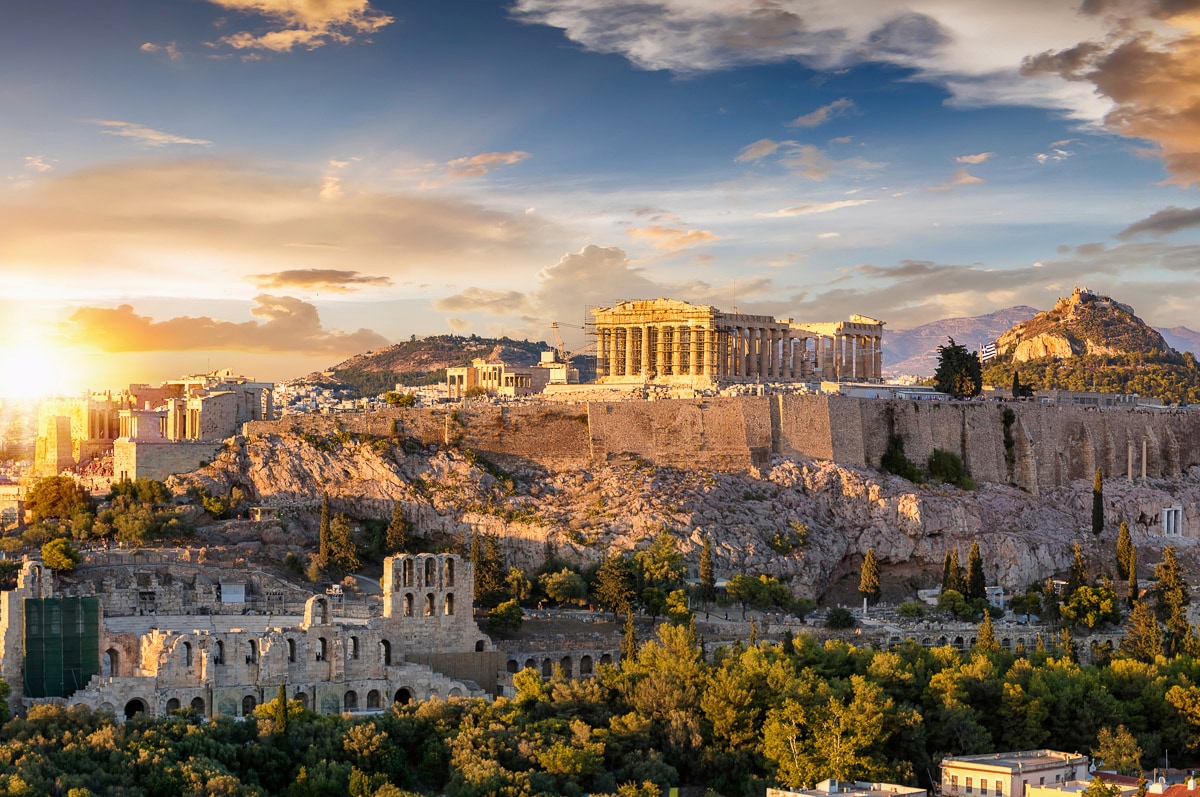 Image of Papermoon Fototapete "Griechenland Akropolis in Athen"