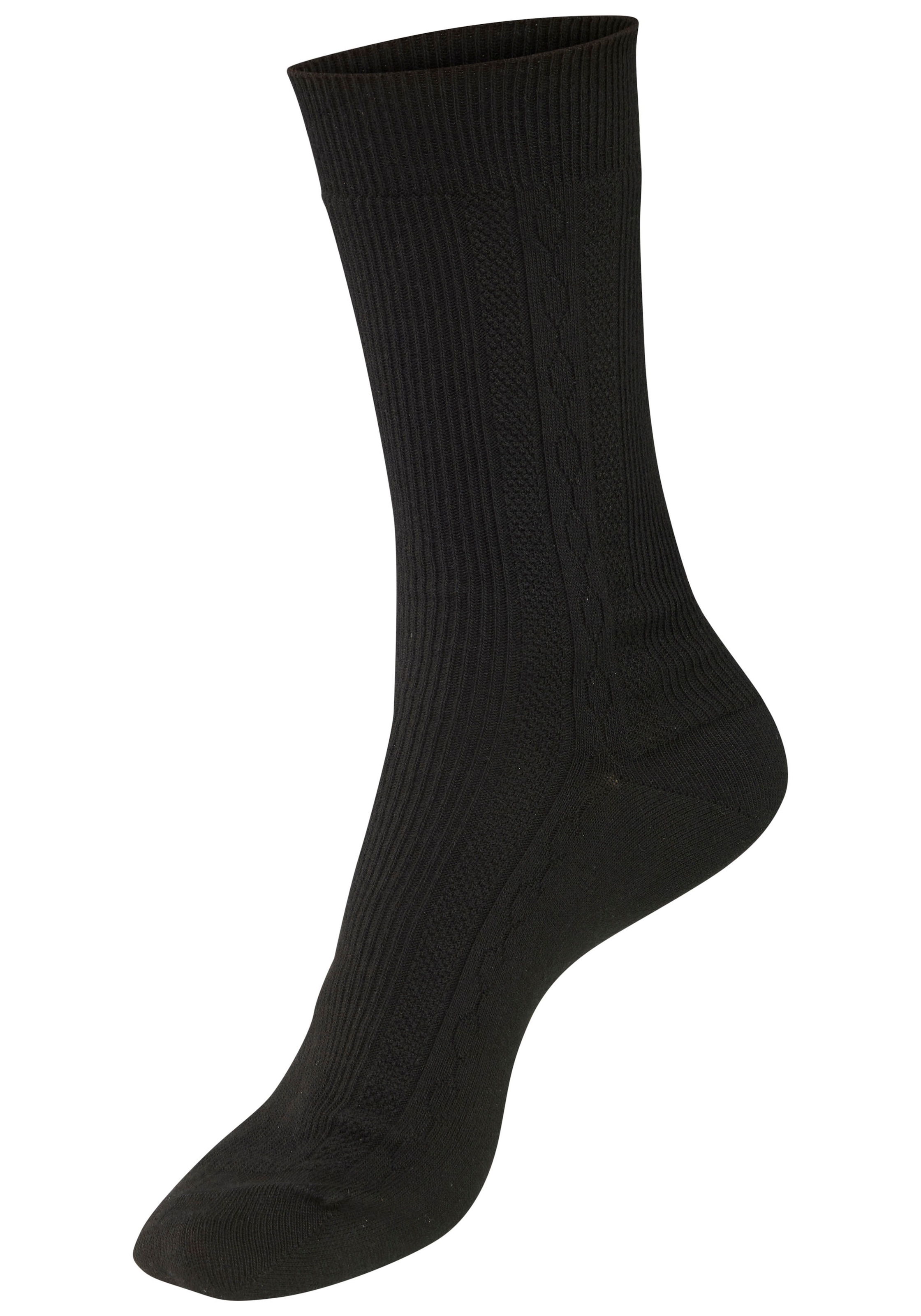 H.I.S Businesssocken »Klassische Herren, Männersocken, unifarben, ohne drückende Naht« Packung, Anzugsocken, 5 Paar tlg. mit dezent eingestrickten Designs