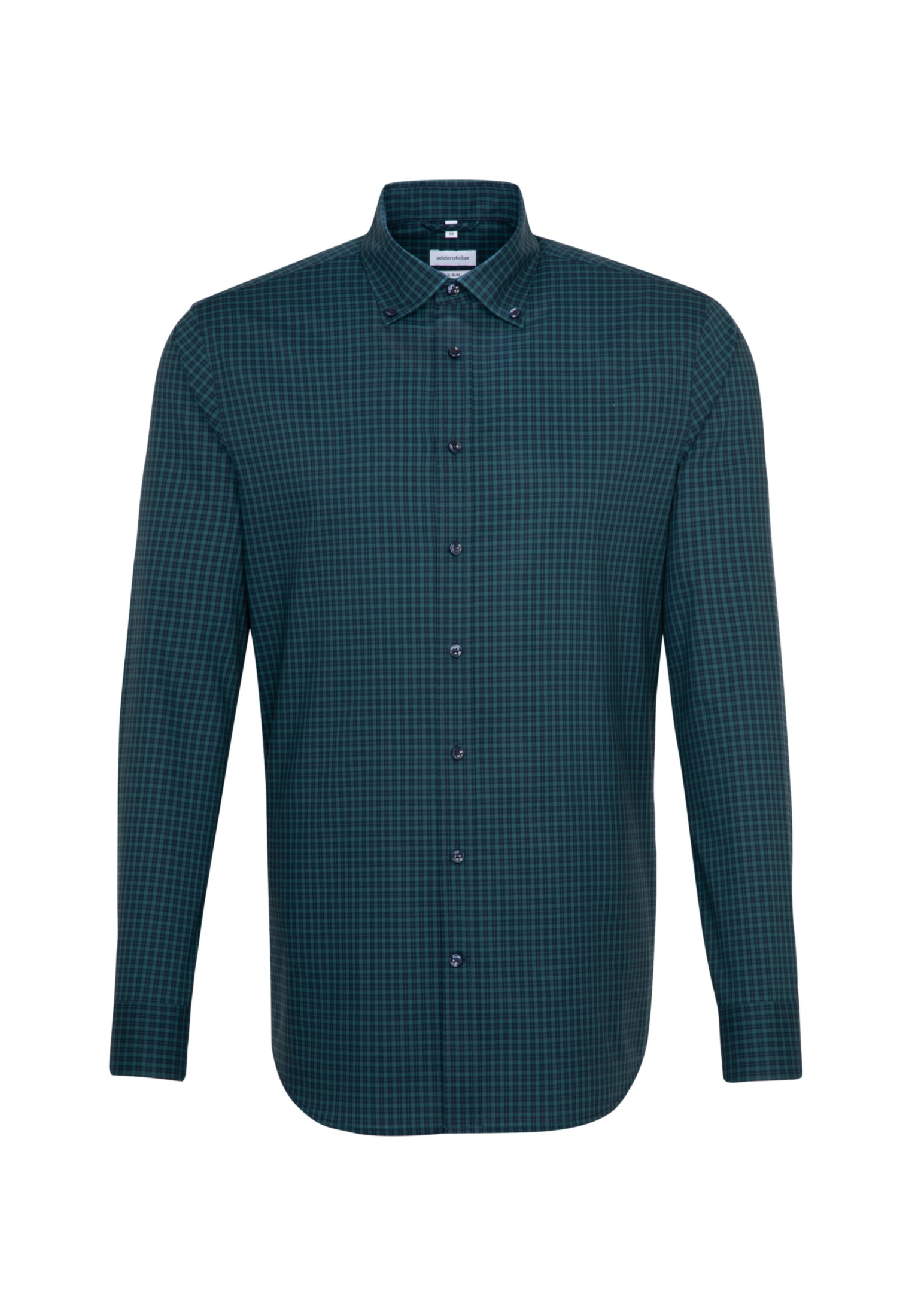 Image of seidensticker Businesshemd »X-Slim«, X-Slim Langarm Button-Down-Kragen Karo bei Ackermann Versand Schweiz
