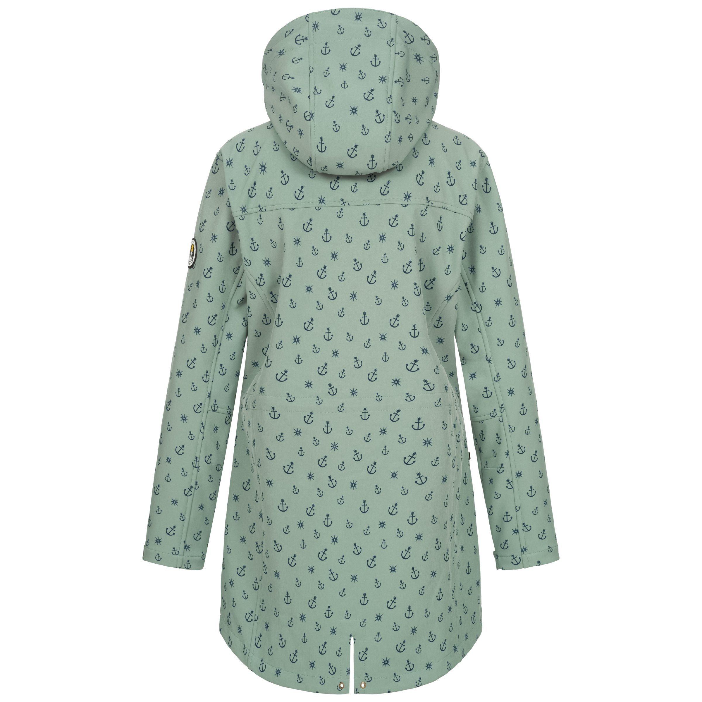 ankerglut Veste softshell »ANKERGLUTSCHEIN« avec capuche également disponible en grandes tailles