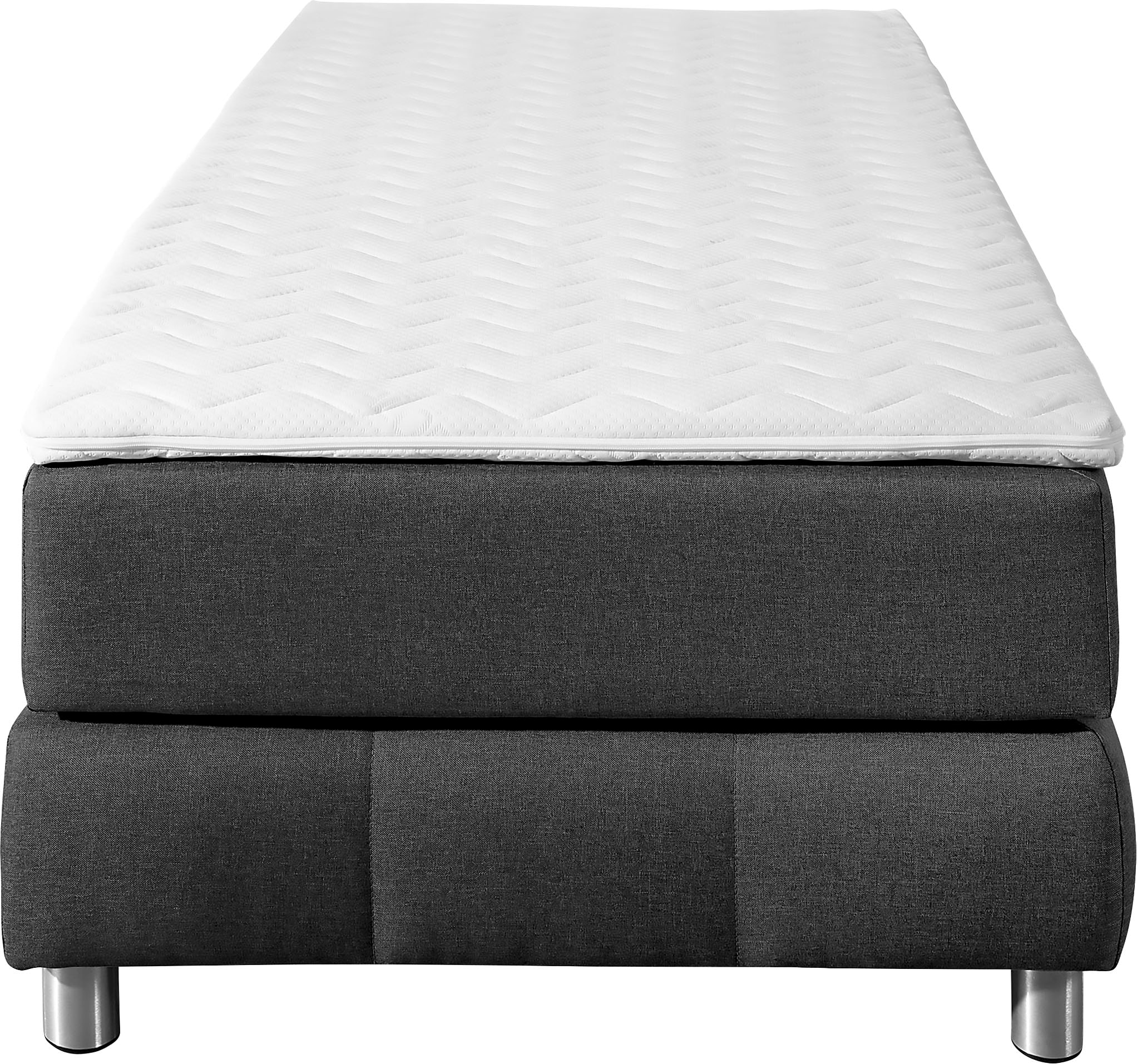 andas Boxspringbett »Salo«, Ohne Kopfteil, inkl. Topper, auch in Überlänge 220 cm