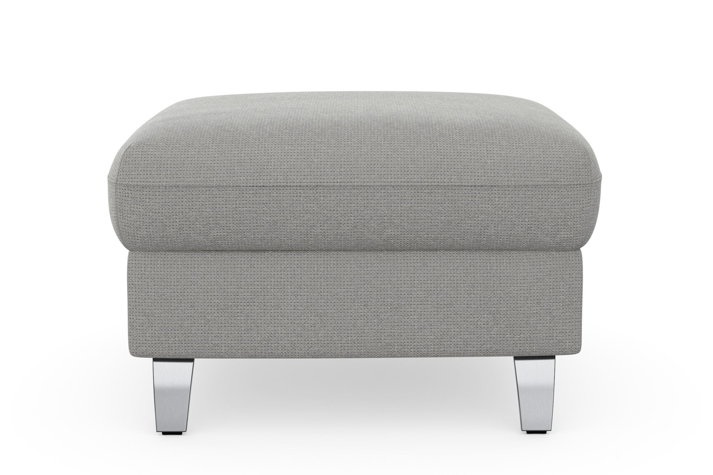 sit&more Stauraumhocker »Grenoble«, mit Stauraum und satinierten Füssen