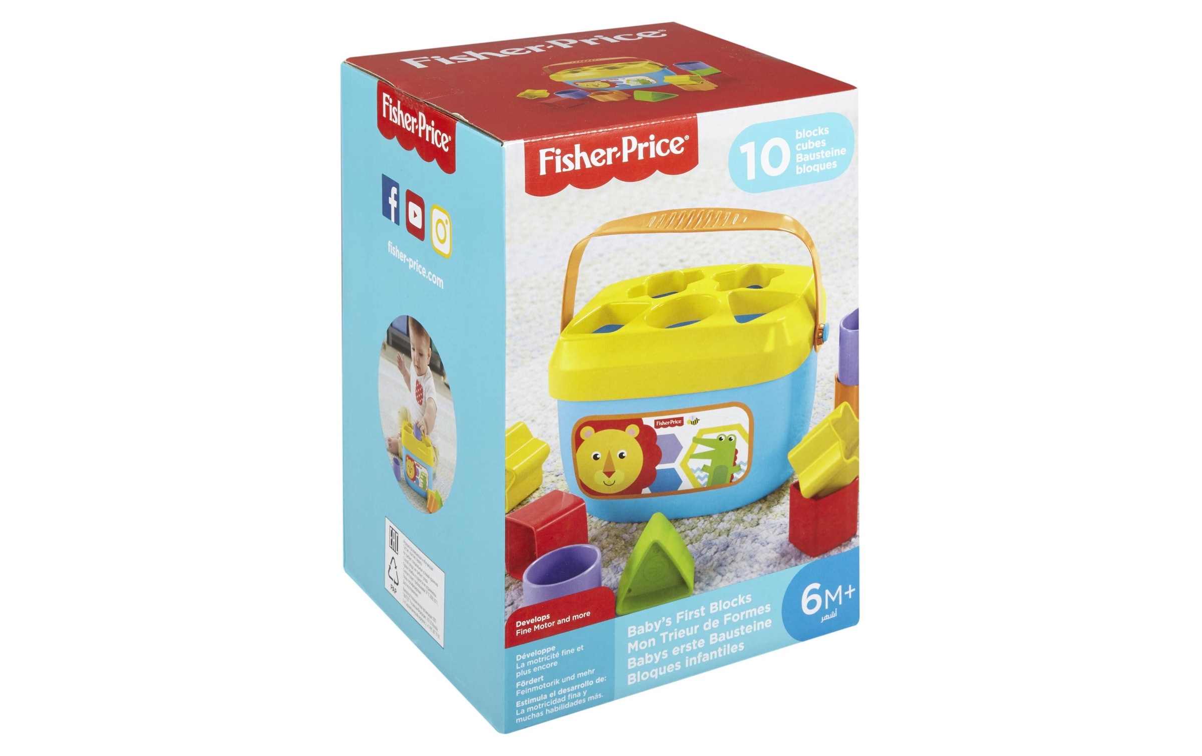 Fisher-Price® Stapelspielzeug »erste Bausteine«