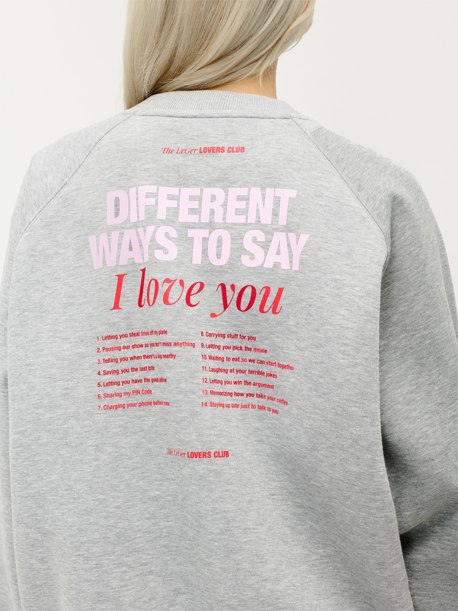 LeGer Sweatshirt »Loretta, LeGer by Lena Gercke«, grosser Rückenprint, locker geschnitten
