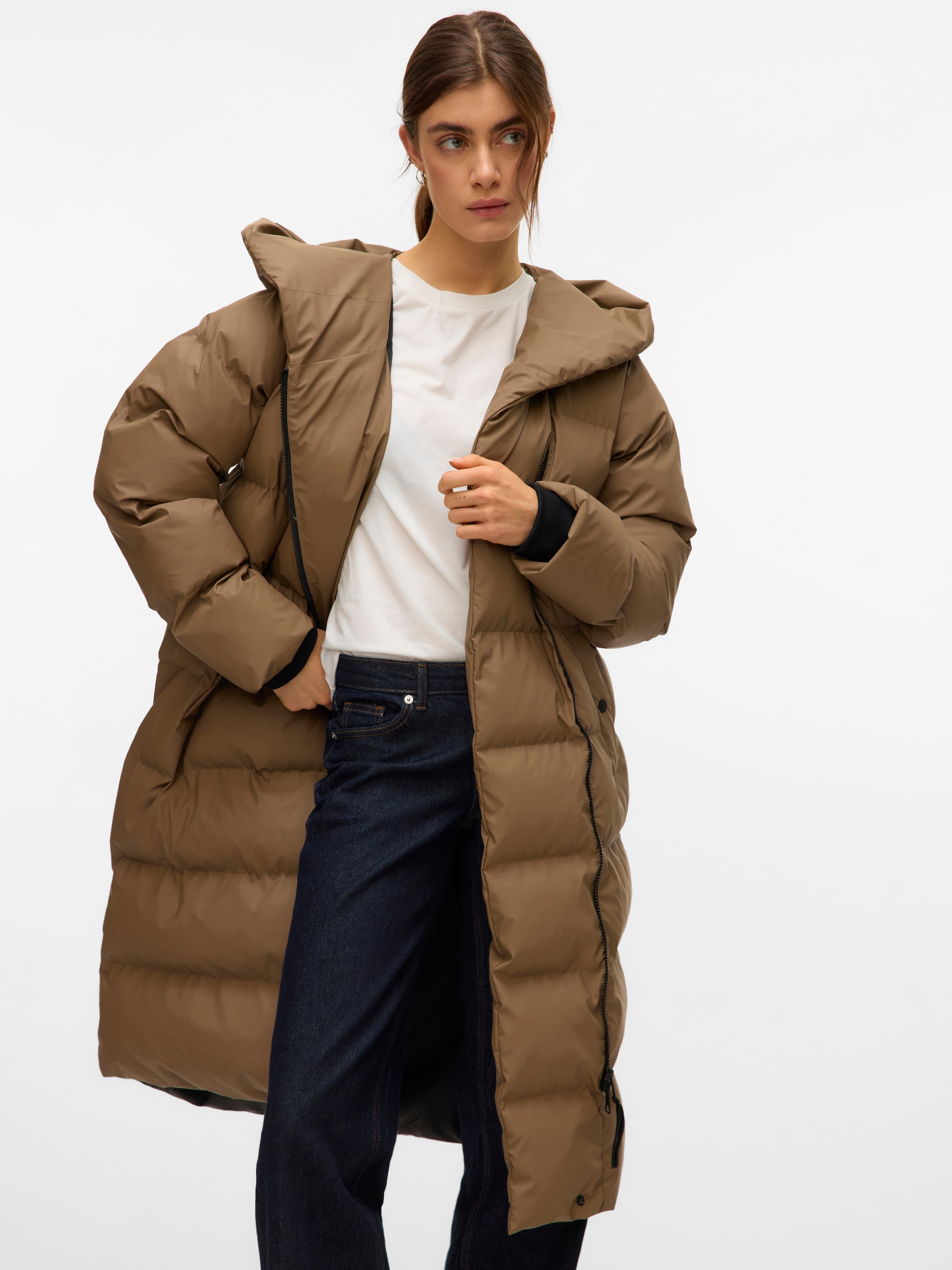 Image of Vero Moda Steppmantel "VMMIRIAM LONG COATED COAT BOO"