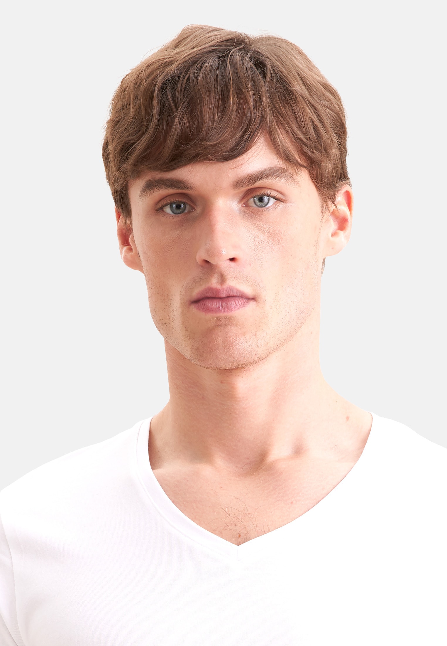 seidensticker T-shirt »Schwarze Rose« Col en V 1/2 uni