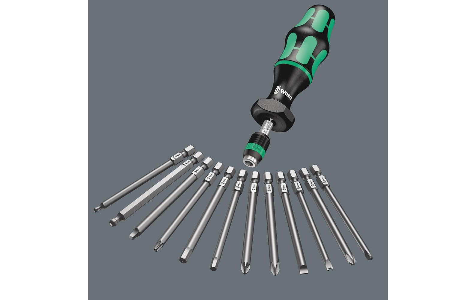 Wera Werkzeugset »Etui Kraftform Kompakt 60 Torque« 17 Stk. tlg.