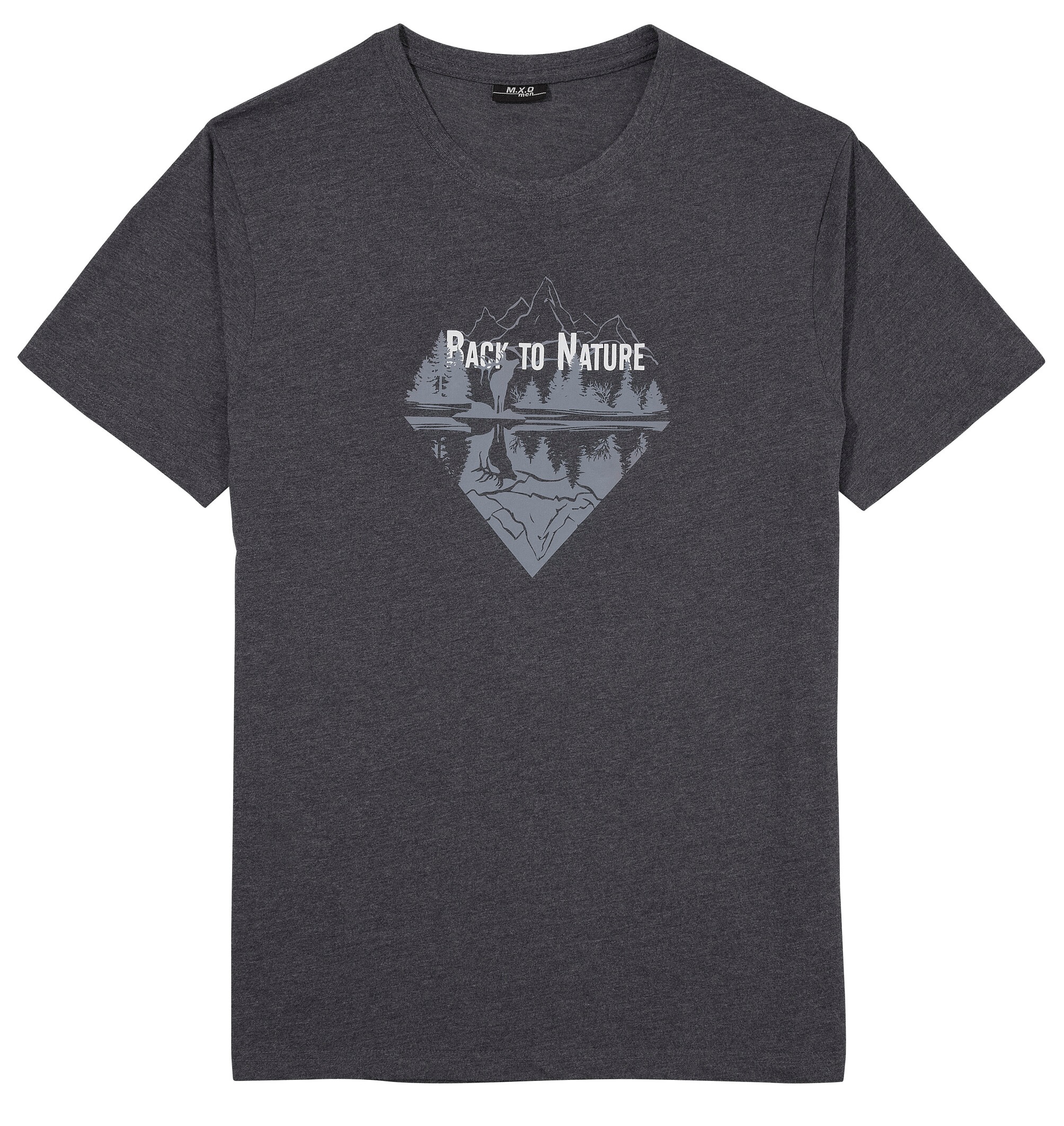 Image of M.X.O Trachtenshirt, Herren, in melierter Optik bei Ackermann Versand Schweiz