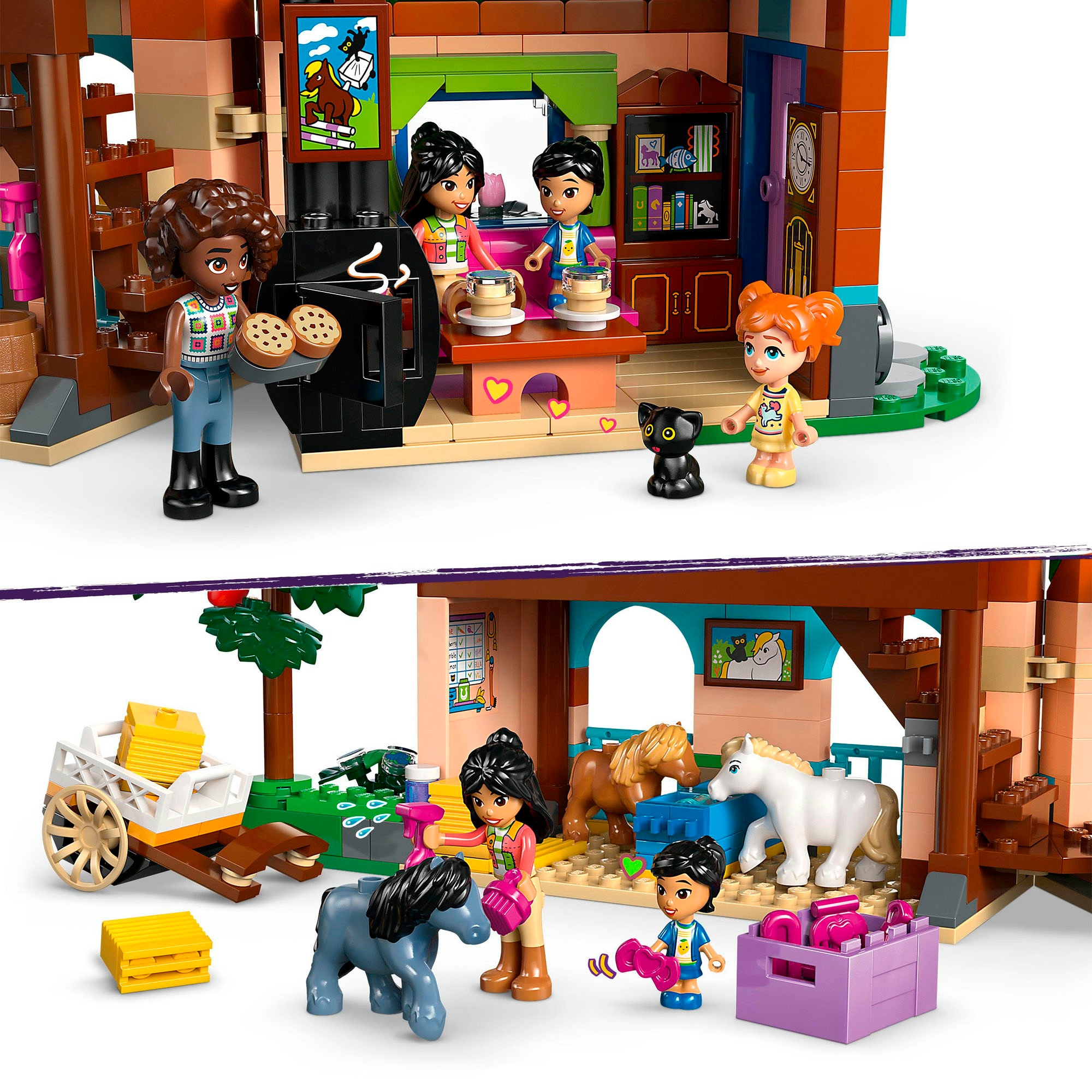LEGO® Konstruktionsspielsteine »Ponyhof & Stall (42654), LEGO Friends« Made in Europe