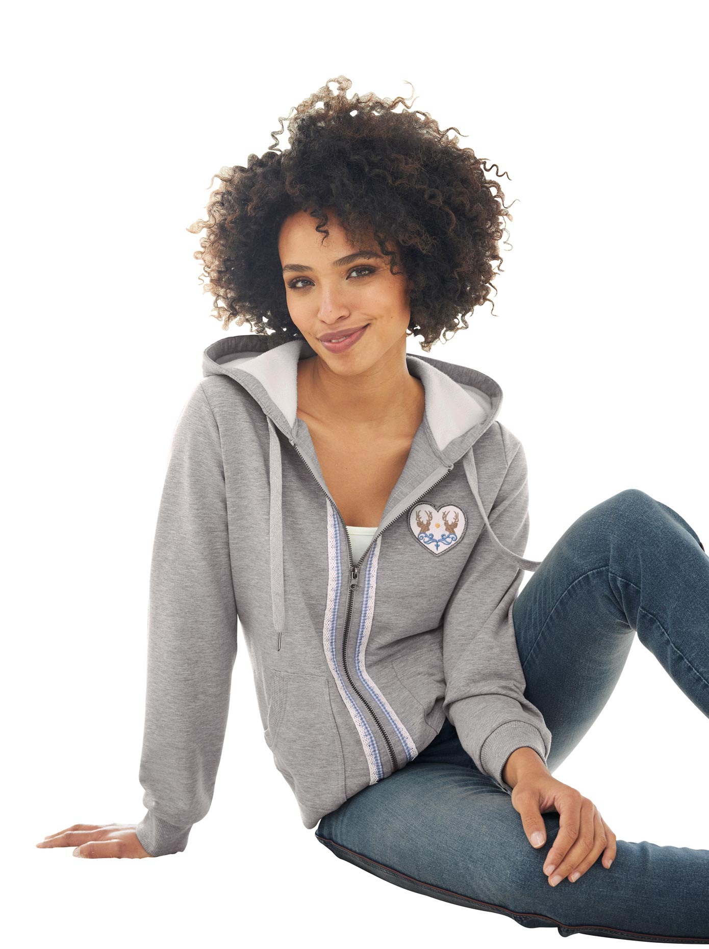 Image of LINEA TESINI by Heine Shirtjacke »Sweatjacke«, (1 tlg.) bei Ackermann Versand Schweiz