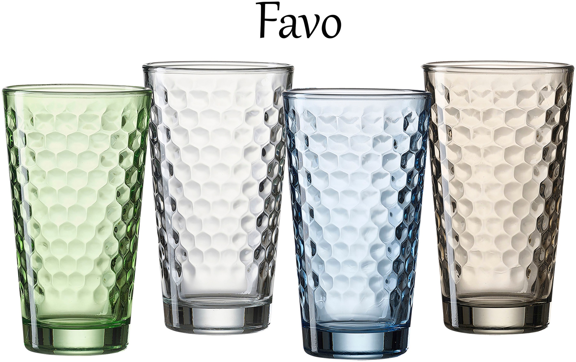 Ritzenhoff & Breker Longdrinkgläser Favo 400 ml 6er Set