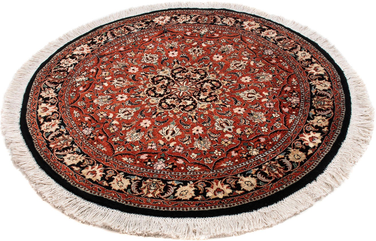 Image of morgenland Orientteppich »Perser - Bidjar rund - 127 x 127 cm - dunkelrot«, rund, 15 mm Höhe, Wohnzimmer, Handgeknüpft, Einzelstück mit Zertifikat bei Ackermann Versand Schweiz