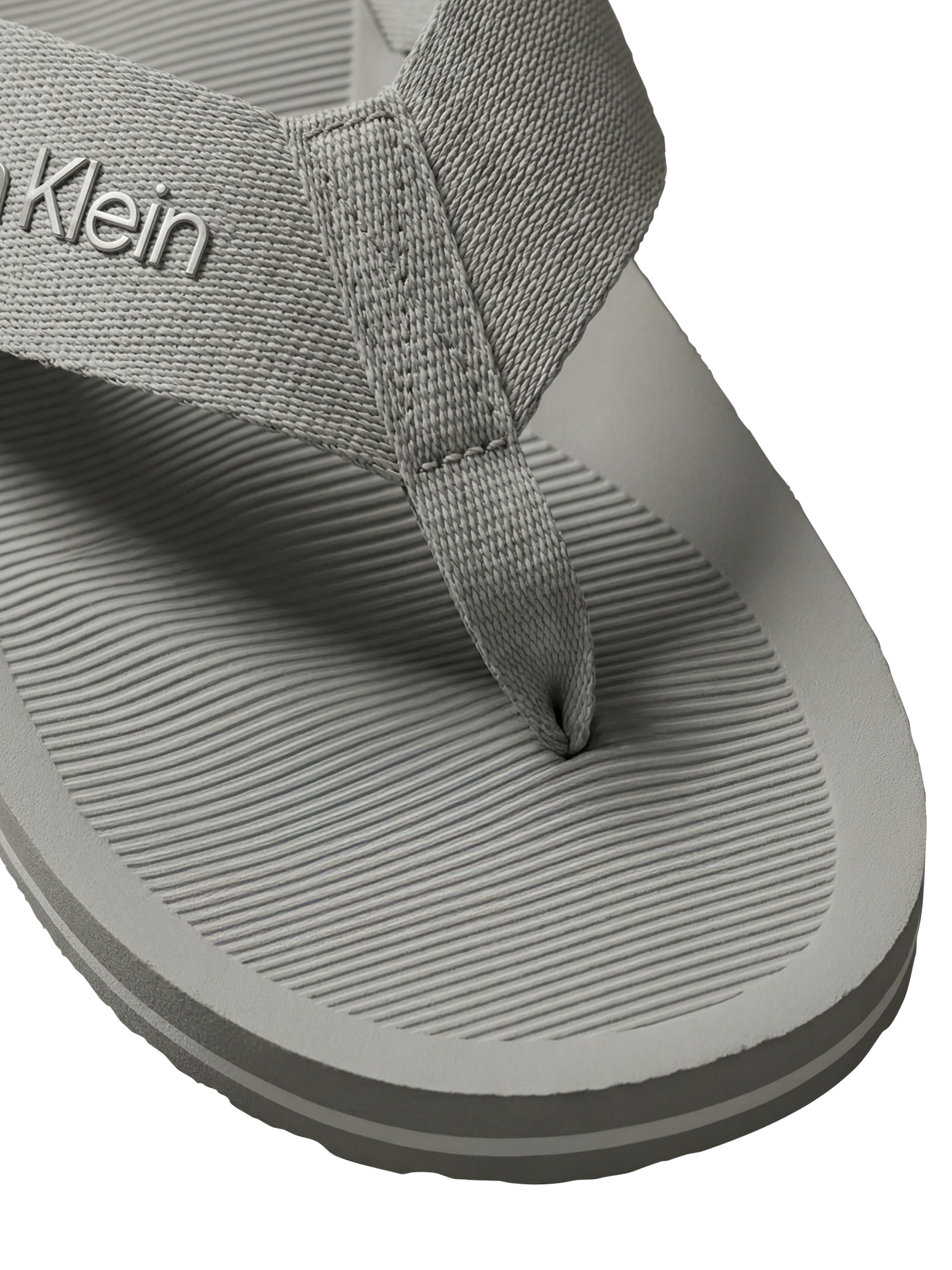Calvin Klein Séparateur d'orteils »CITY THONG SLIDE«  chaussure de plage, pool slides, chaussure de bain, plate avec logo