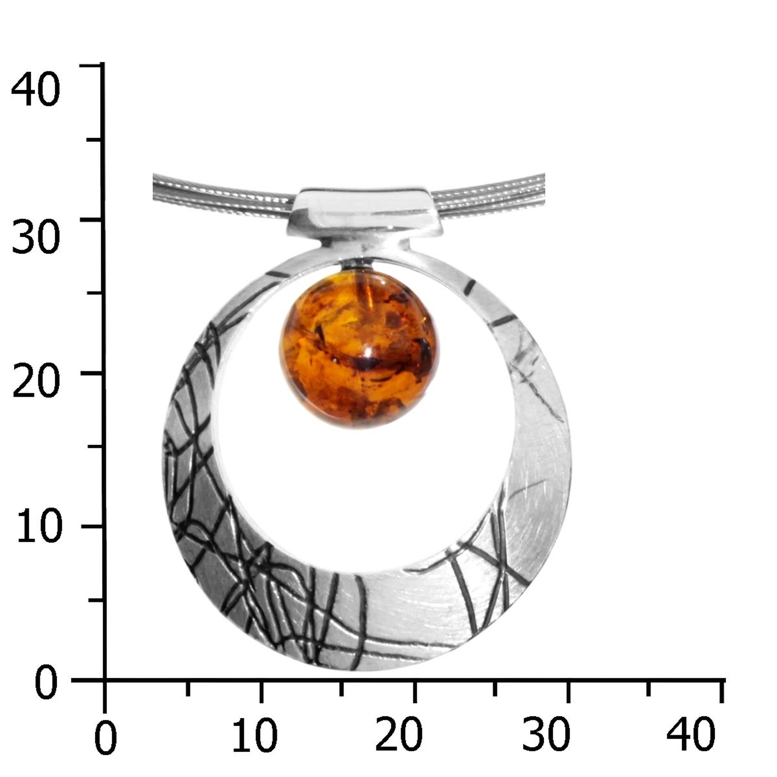 OSTSEE-SCHMUCK Halsreif »Ostsee-Schmuck Halsreif mit Anhänger Rabia-Sarah Vicenca«