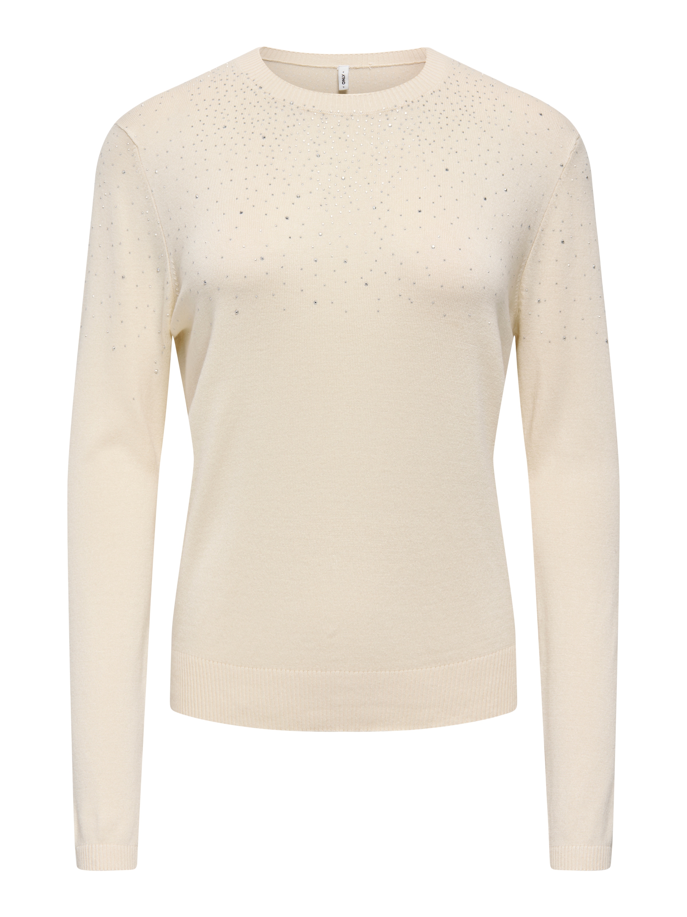 ONLY Kurzarmpullover »ONLANABELLA LS BLING O-NECK KNT«