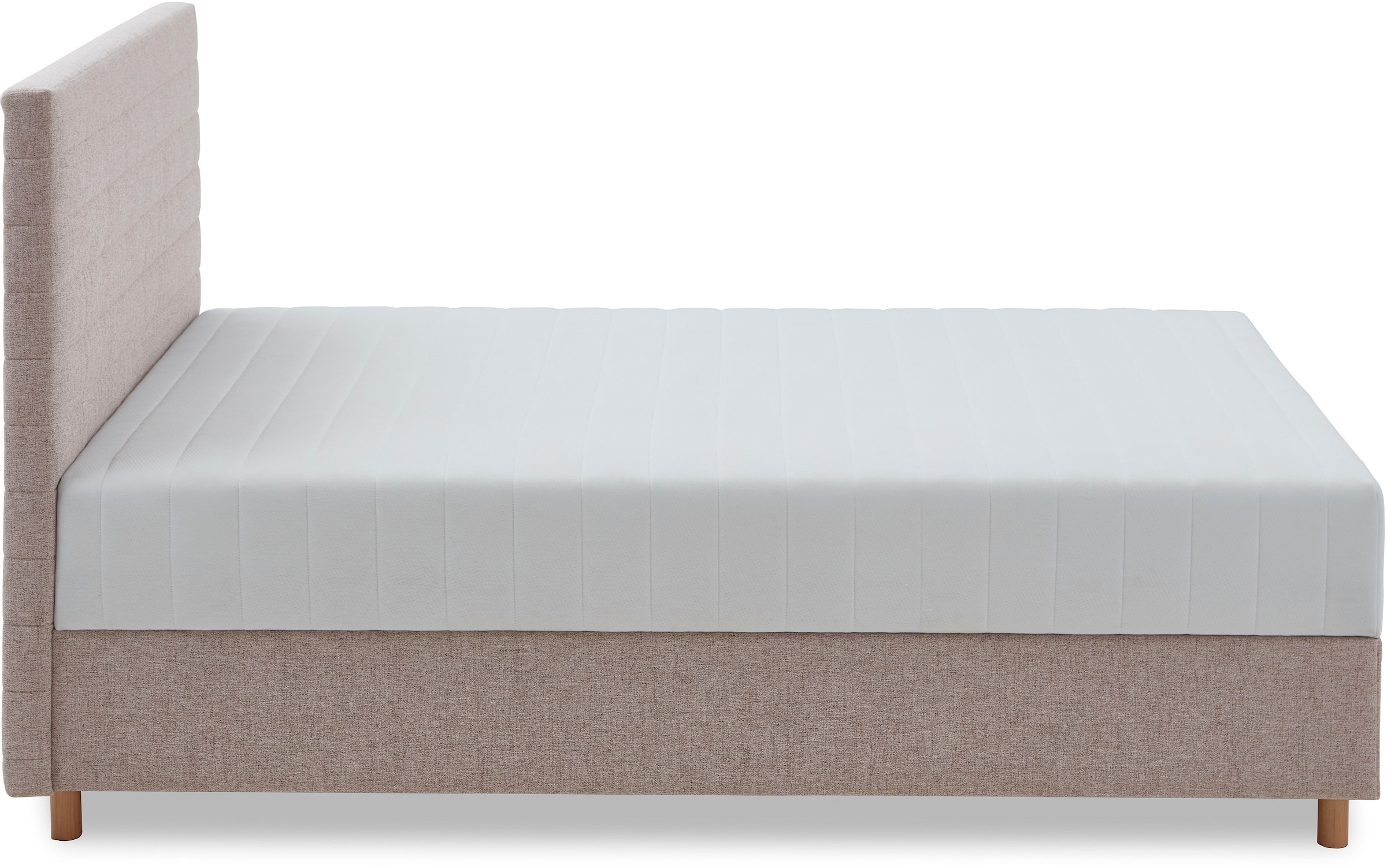 ATLANTIC home collection Stauraumbett »Josie« mit Taschen-Federkernmatratze und Bettkasten