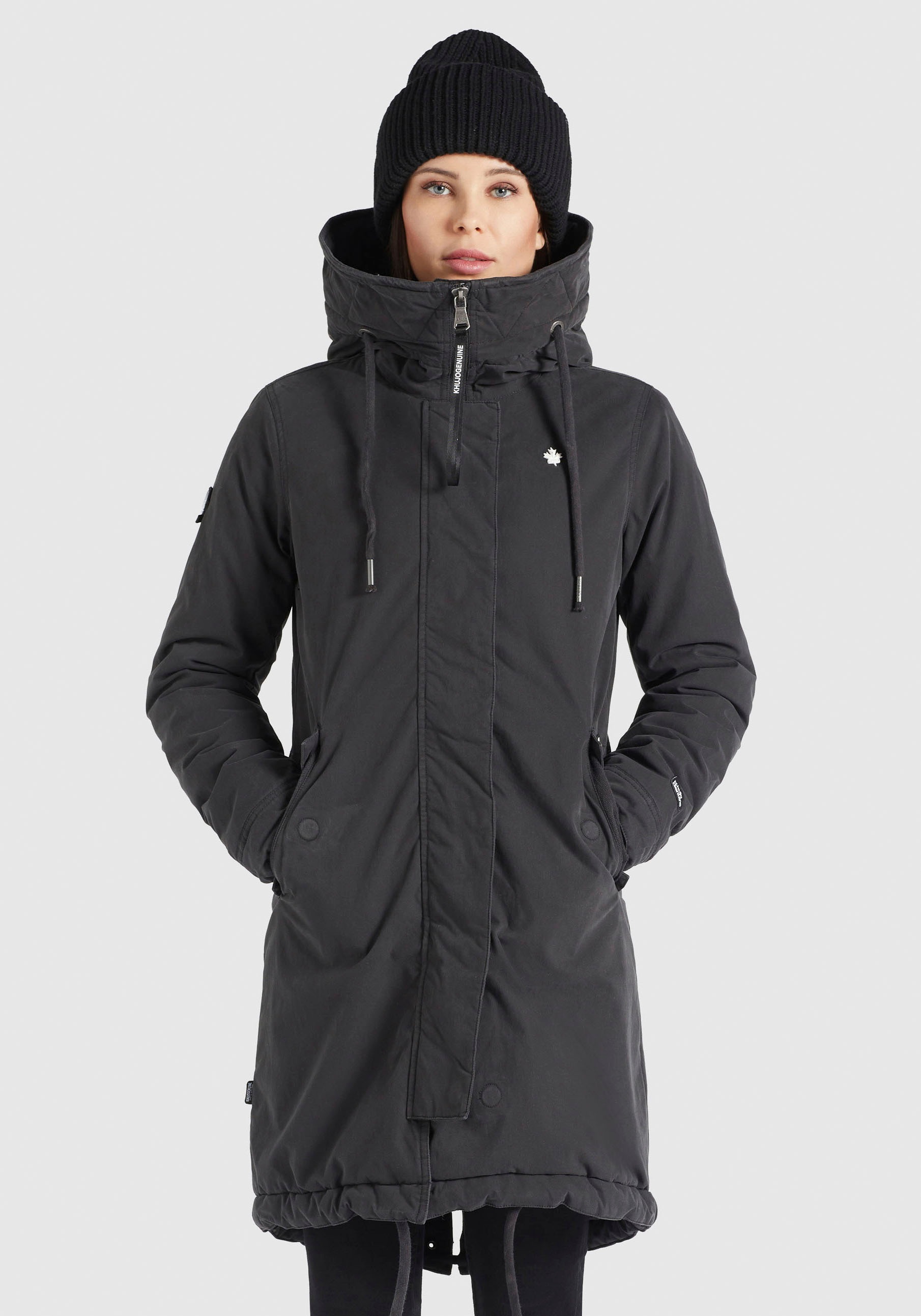 Image of khujo Wintermantel »Marina«, Winter Parka mit hochschliessenden Kragen, schützt vor Wind u. Kälte bei Ackermann Versand Schweiz