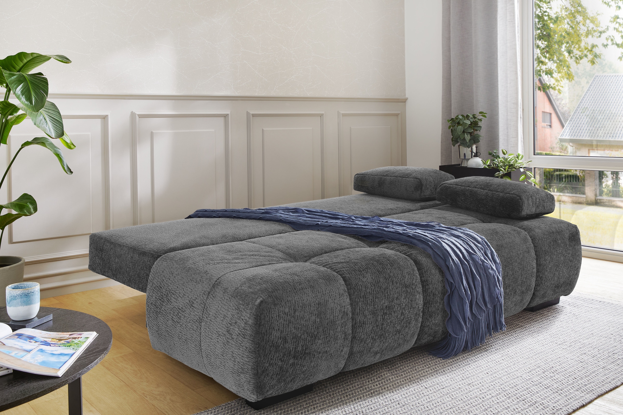 Jockenhöfer Gruppe Schlafsofa »Reno, B: 213 cm, Liegefl. 148x200 cm« mit Schlaffunktion & Bettkasten