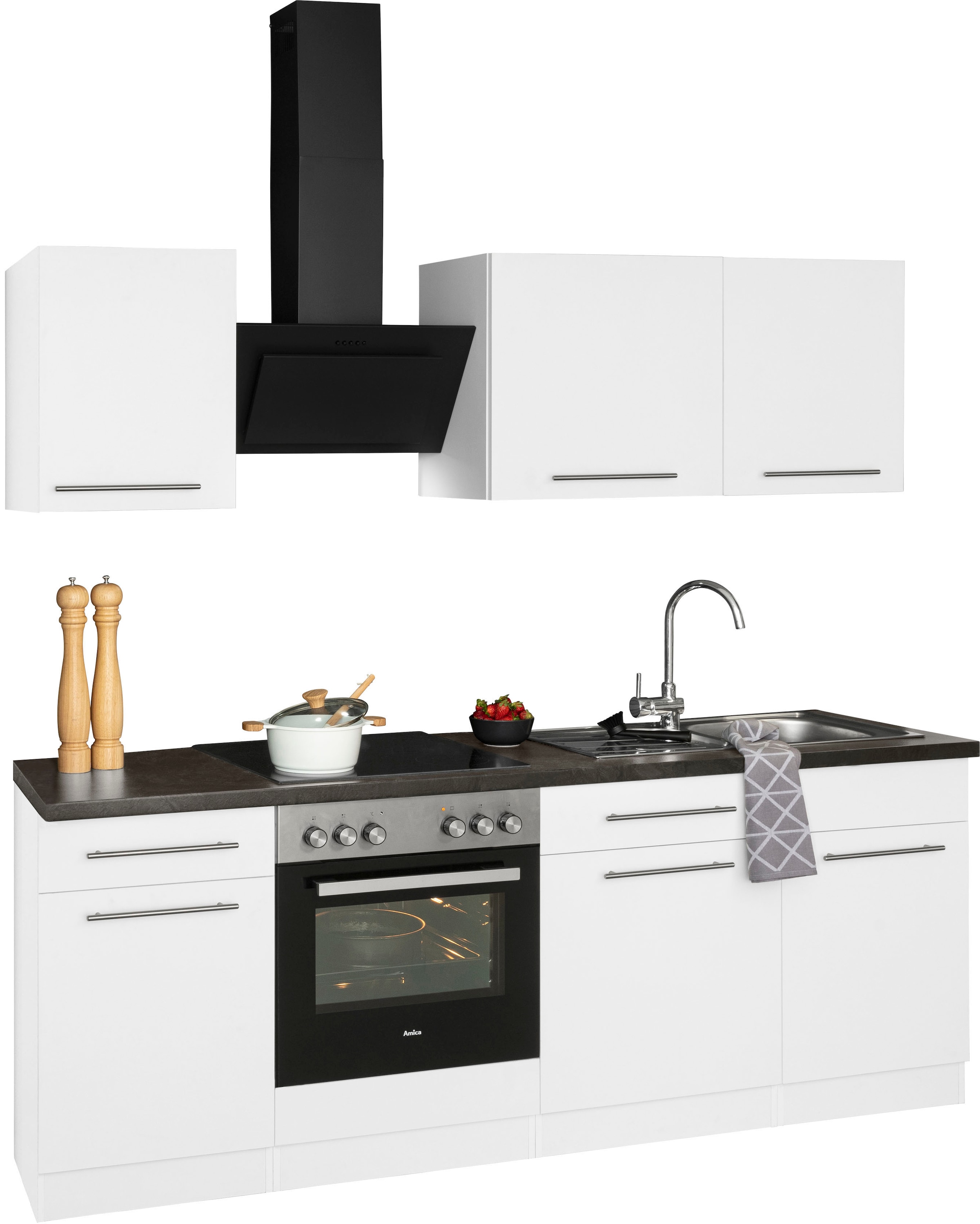 Image of wiho Küchen Küchenzeile "Unna" ohne E-Geräte, Breite 220 cm