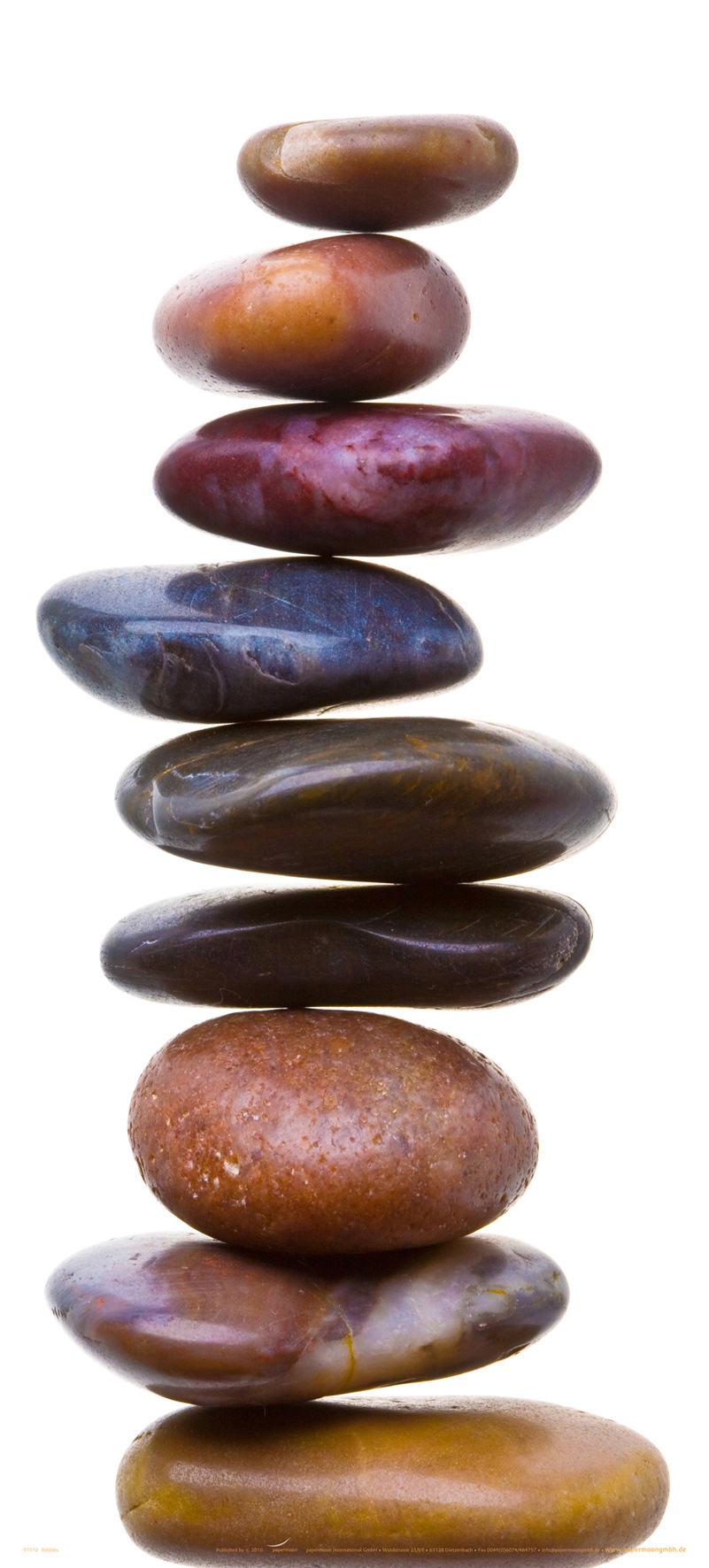 Image of Papermoon Fototapete »Pebbles - Türtapete«, matt, Vlies, 2 Bahnen, 90 x 200 cm bei Ackermann Versand Schweiz