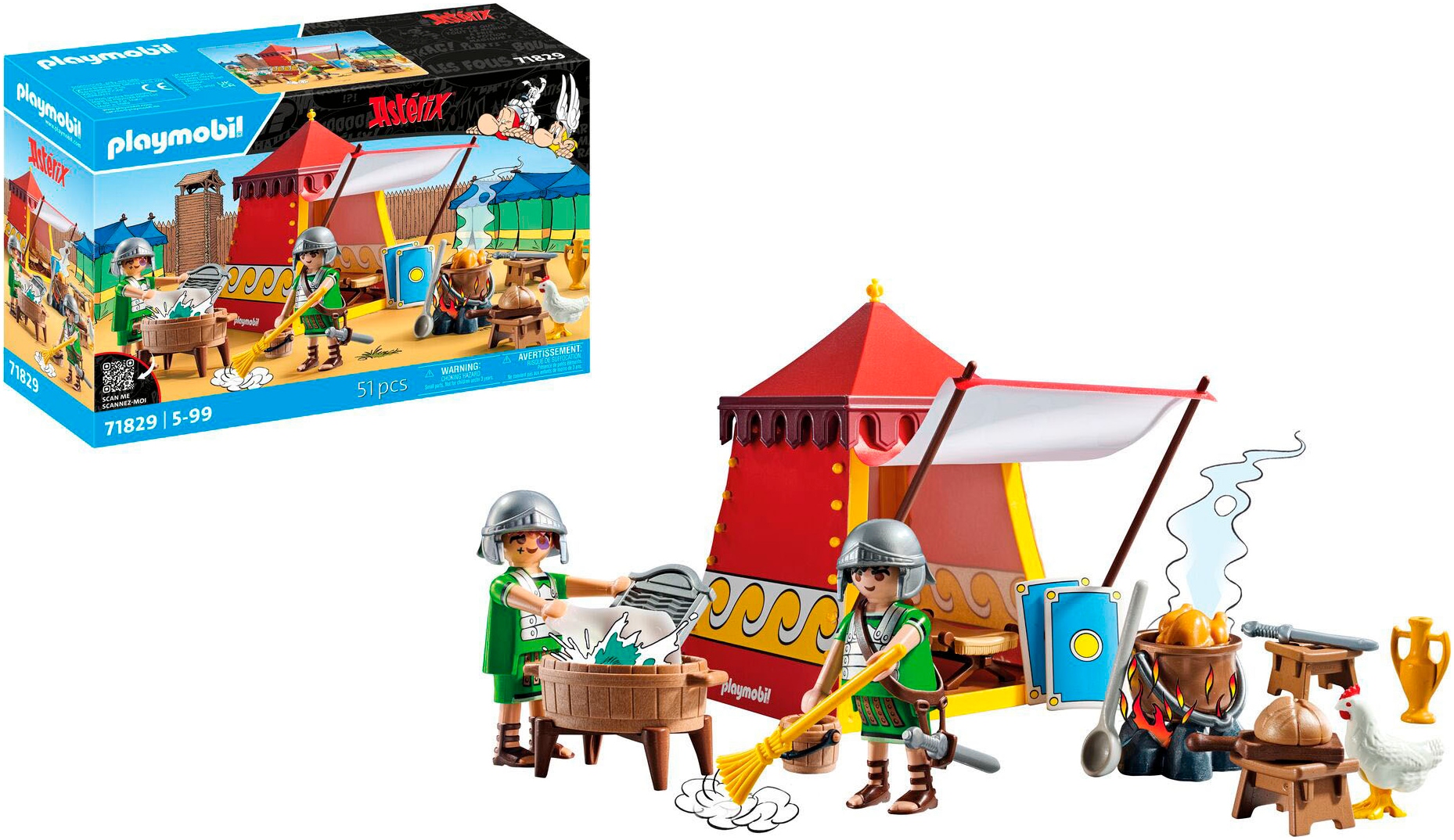 Playmobil® Jeu de construction »Asterix: Legionärszelt (71829), Playmobil Asterix« Made in Europe