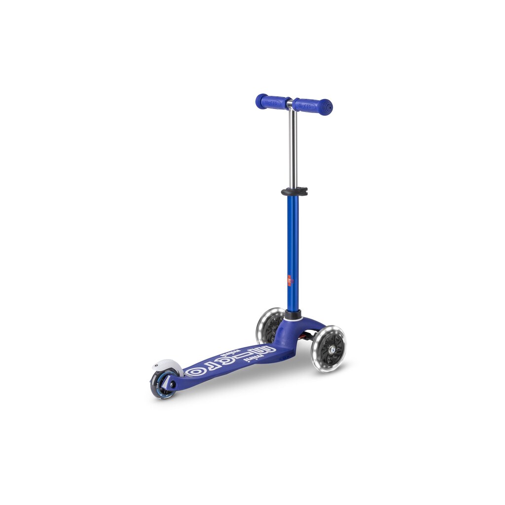 Micro Mobility Scooter »Kickboard Mini Micro Deluxe Blue White (LED)«