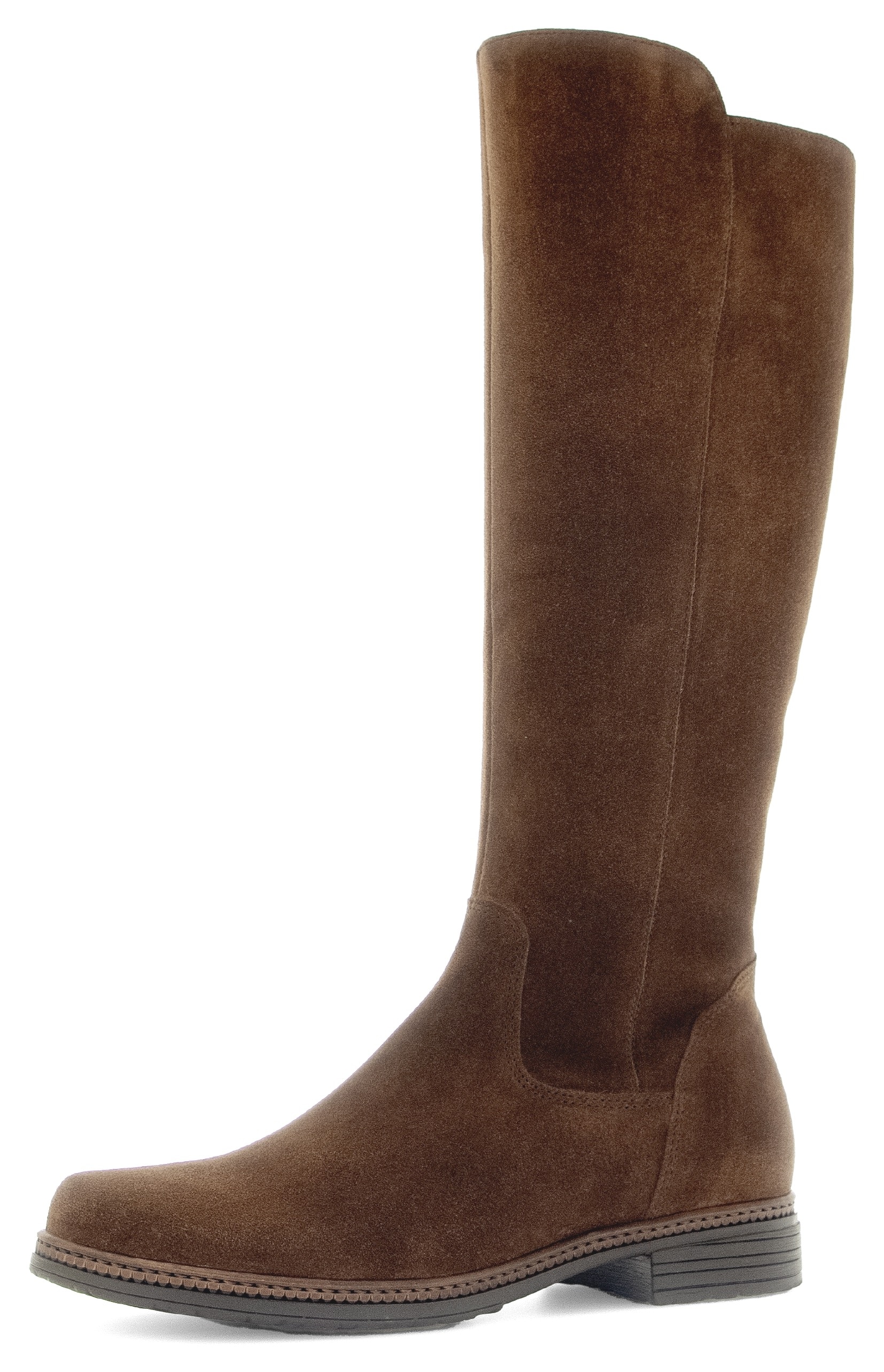 Image of Gabor Stiefel, Blockabsatz, Langschaftstiefel mit dezenten Ziernähten