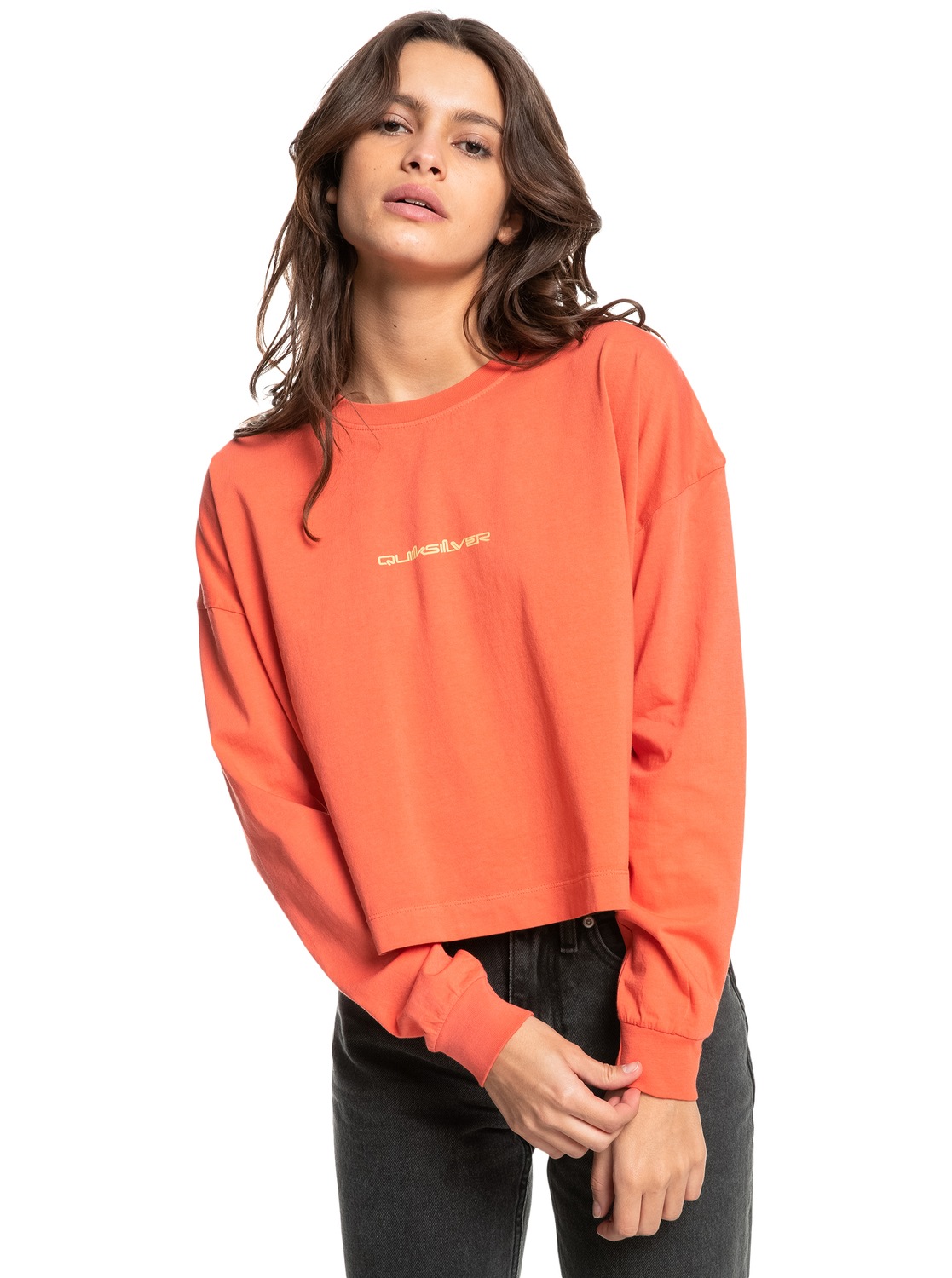 Image of Quiksilver Langarmshirt »Quiksilver Womens Oversized Crop« bei Ackermann Versand Schweiz