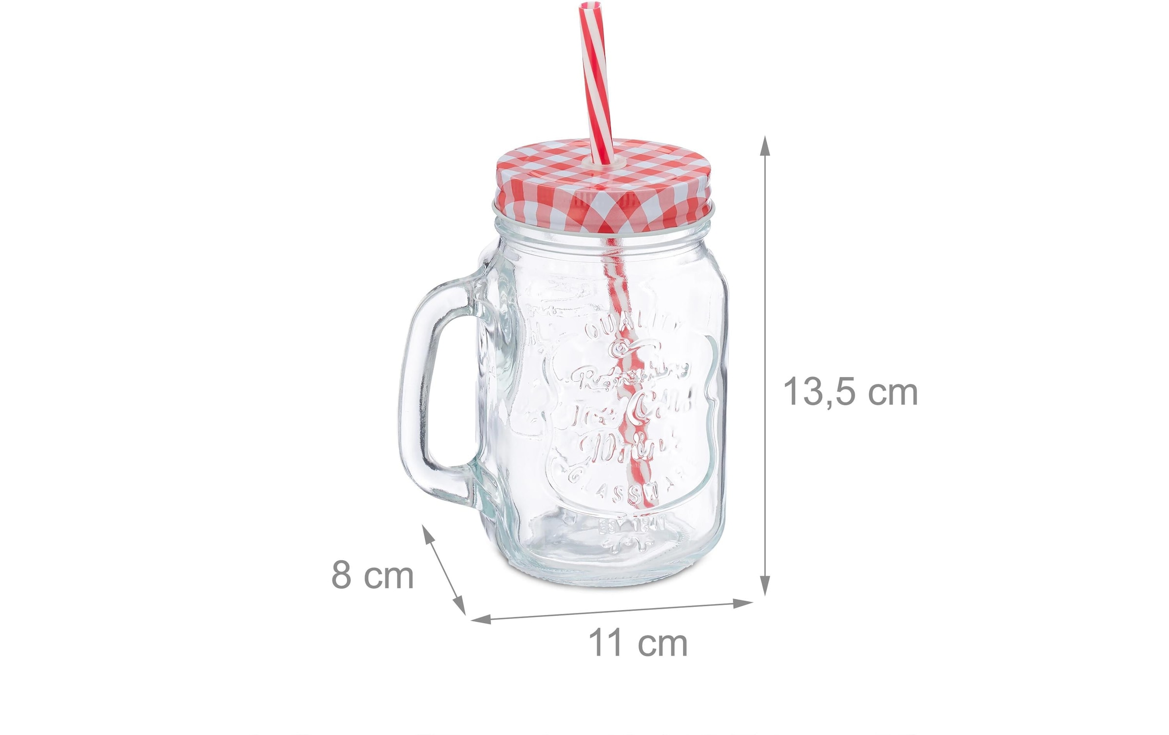 relaxdays Wasserkrug »Summer 500 ml 16 Stück«