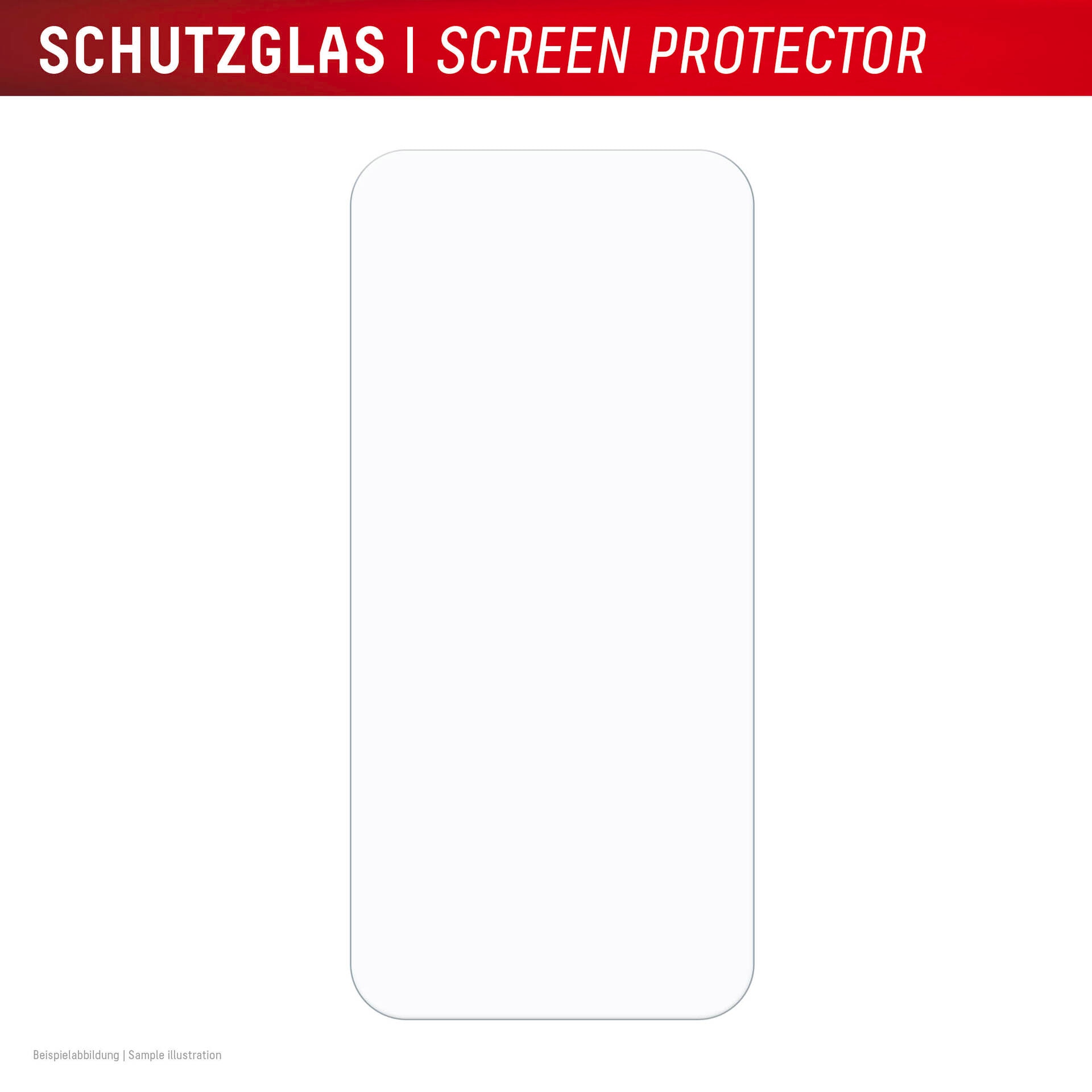 Displex Displayschutzglas »Real Glass Screen Protection + Case«, für Apple iPhone 16 Plus, Displayschutzfolie, Schutzfolie, Bildschirmschutz, kratz- & stossfest